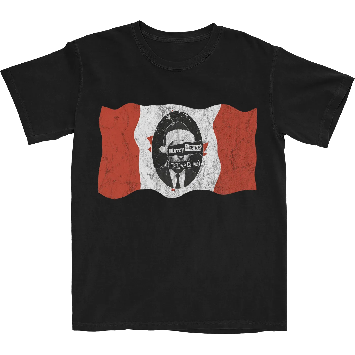 Michael Bublé  Canadian Christmas Flag T-Shirt