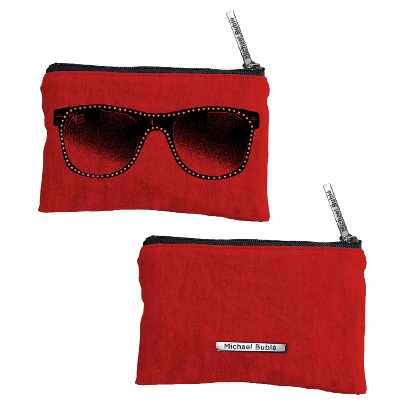 Michael Bublé  Rhinestone Sunglasses Cosmetic Bag