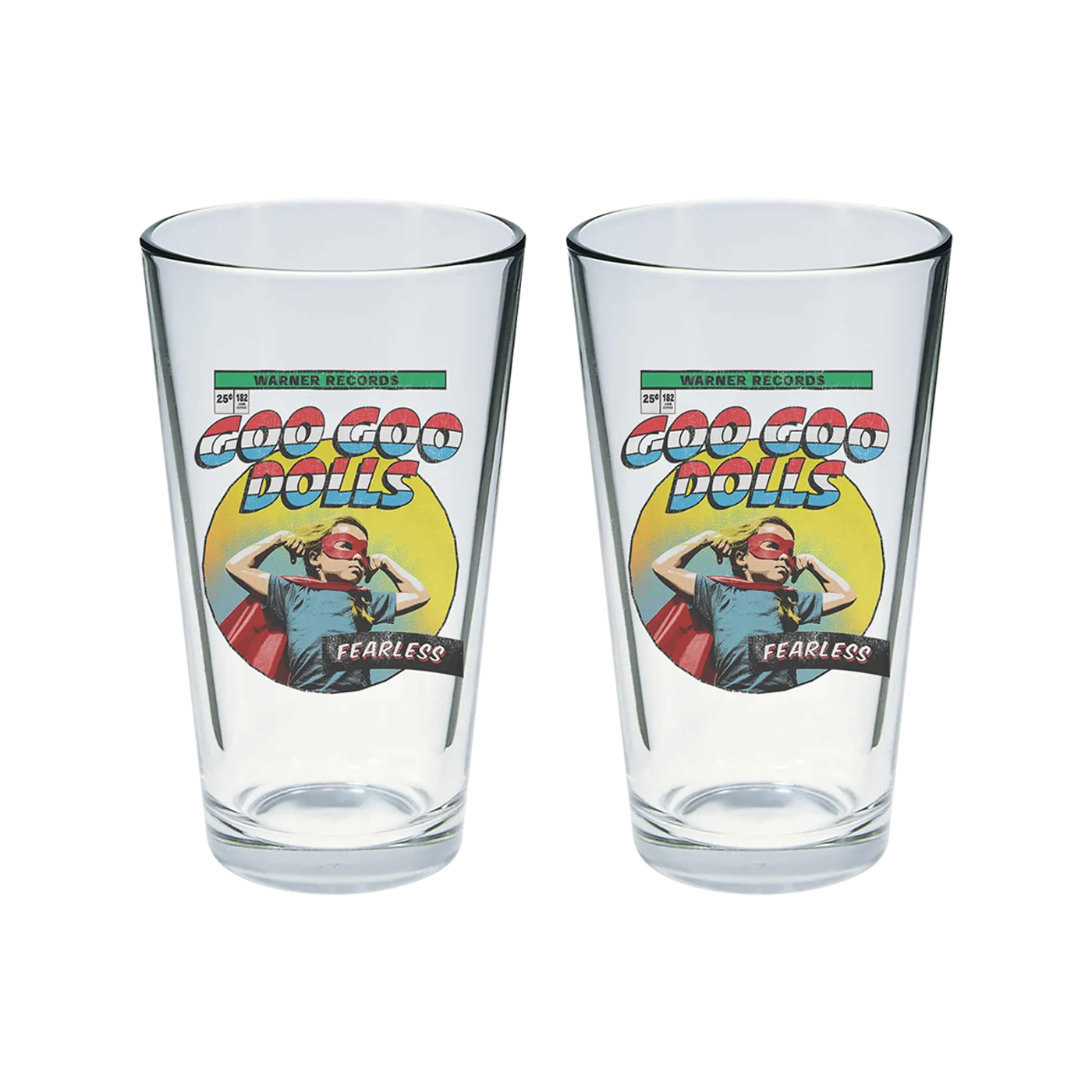 The Goo Goo Dolls Fearless Pint Glasses Set