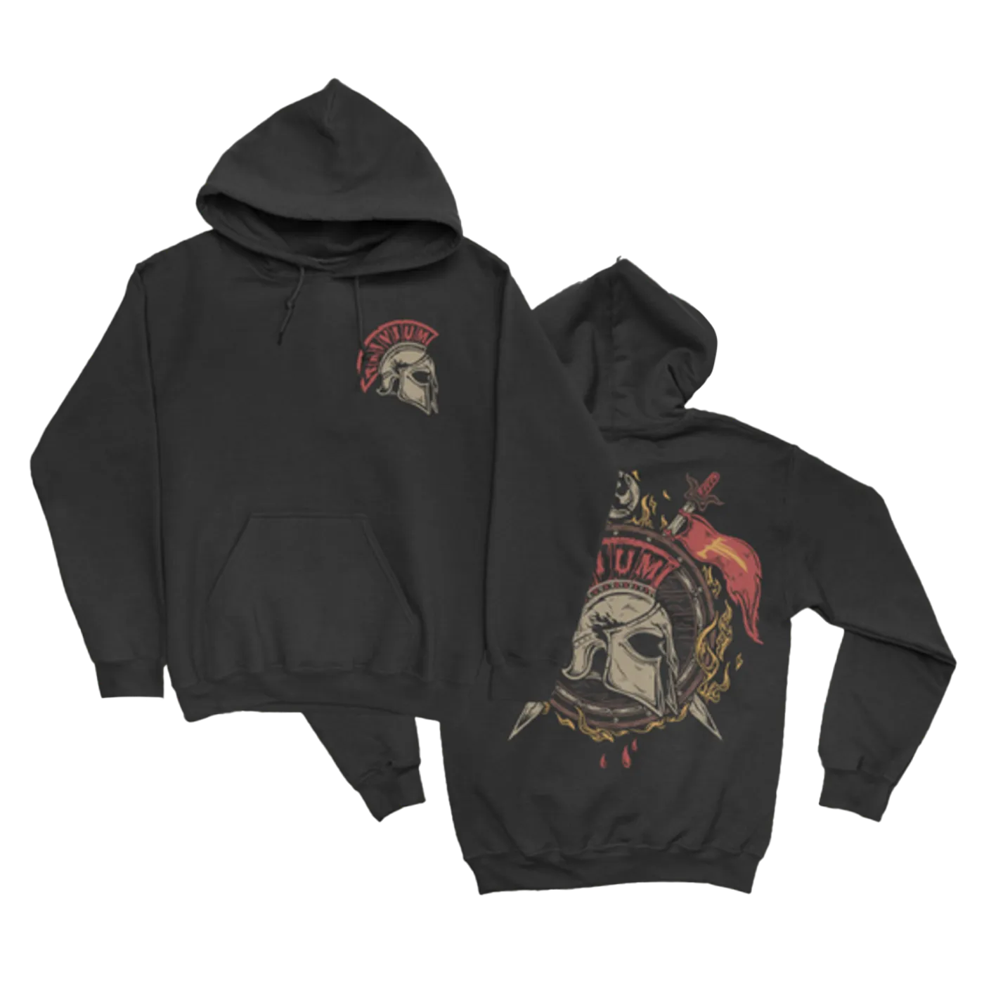 Trivium Knight Helmet Pullover Hoodie