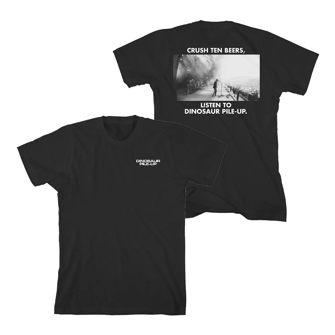 Dinosaur Pile-Up Crush Ten Beers T-Shirt