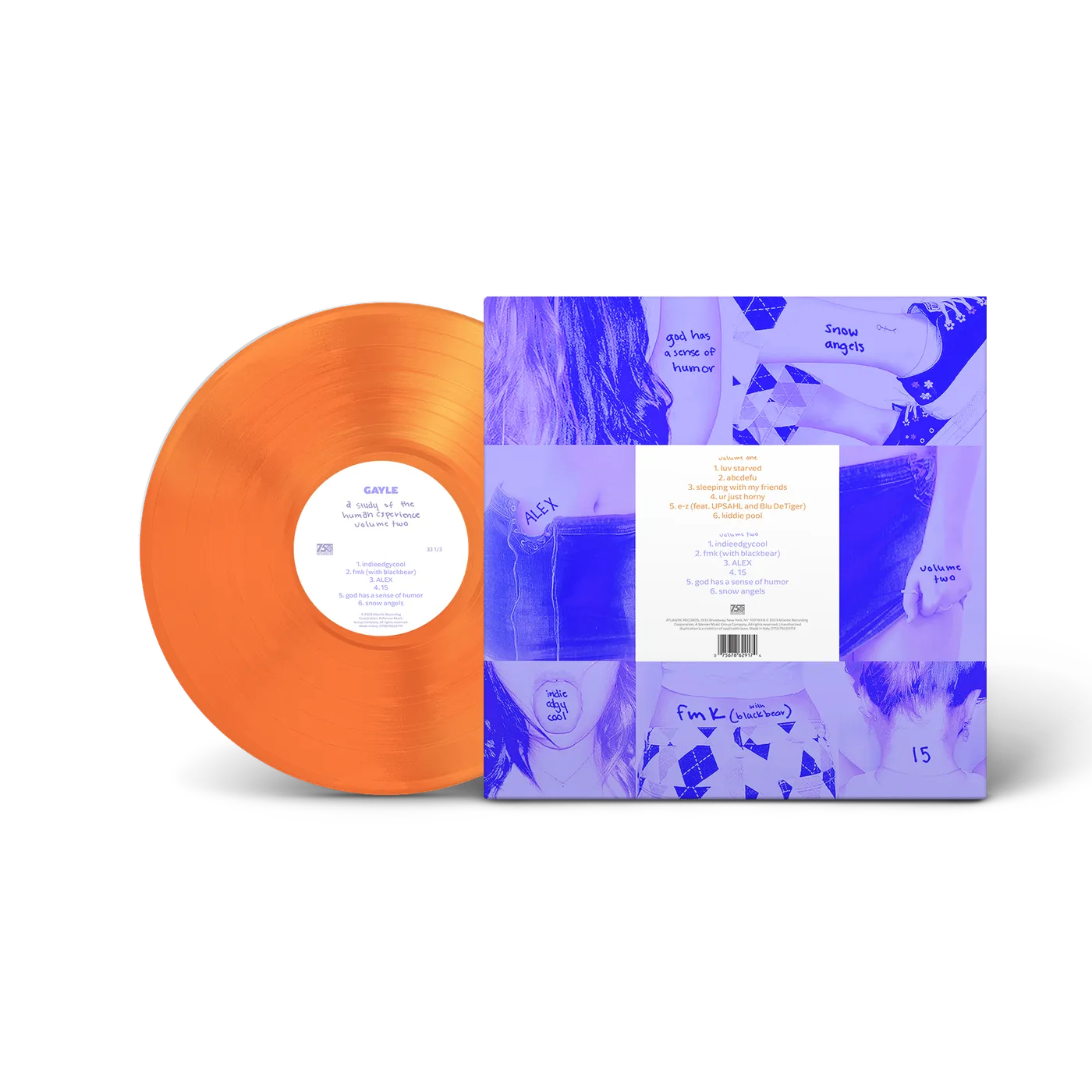 GAYLE a study of the human experience volume one and two vinyl