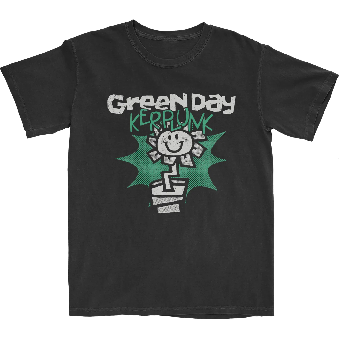 Green Day Kerplunk Vintage Flower T-Shirt