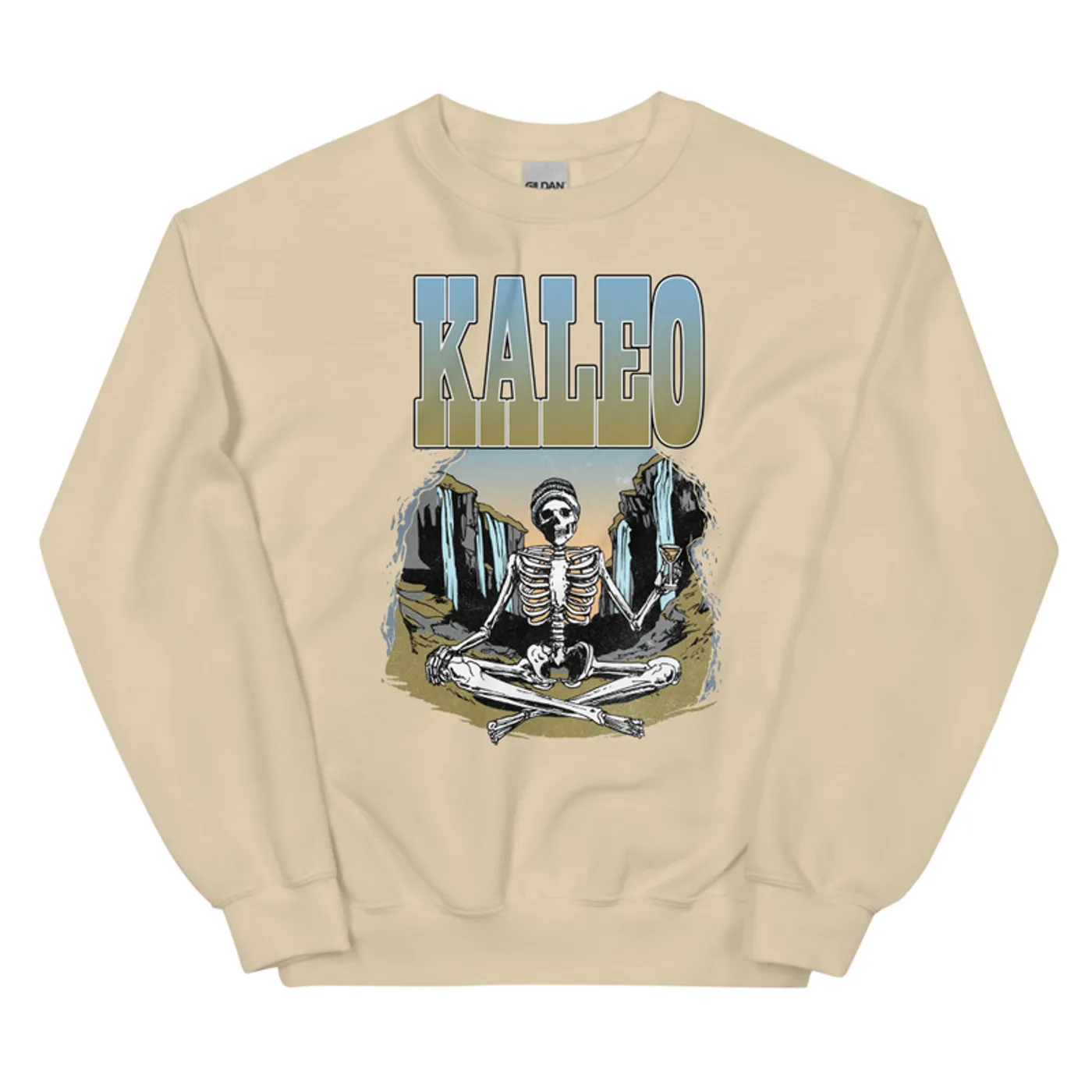 KALEO Meditating Skeleton Crewneck