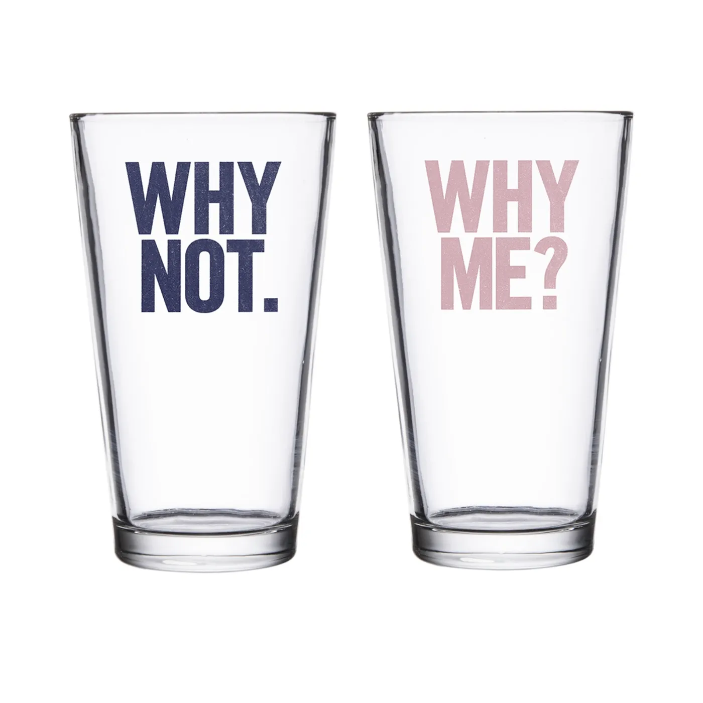 Liam Gallagher Why Me? Why Not. Pint Glasses