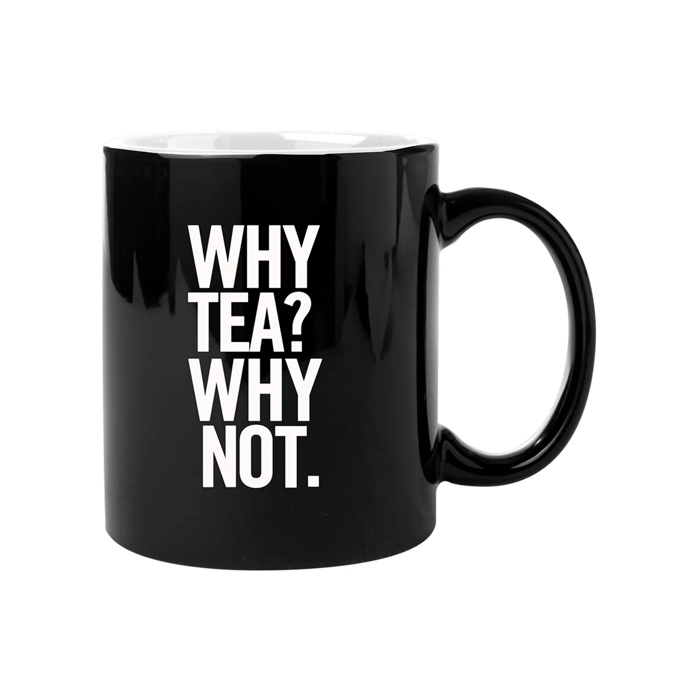 Liam Gallagher Why Tea Why Not Mug Black/White