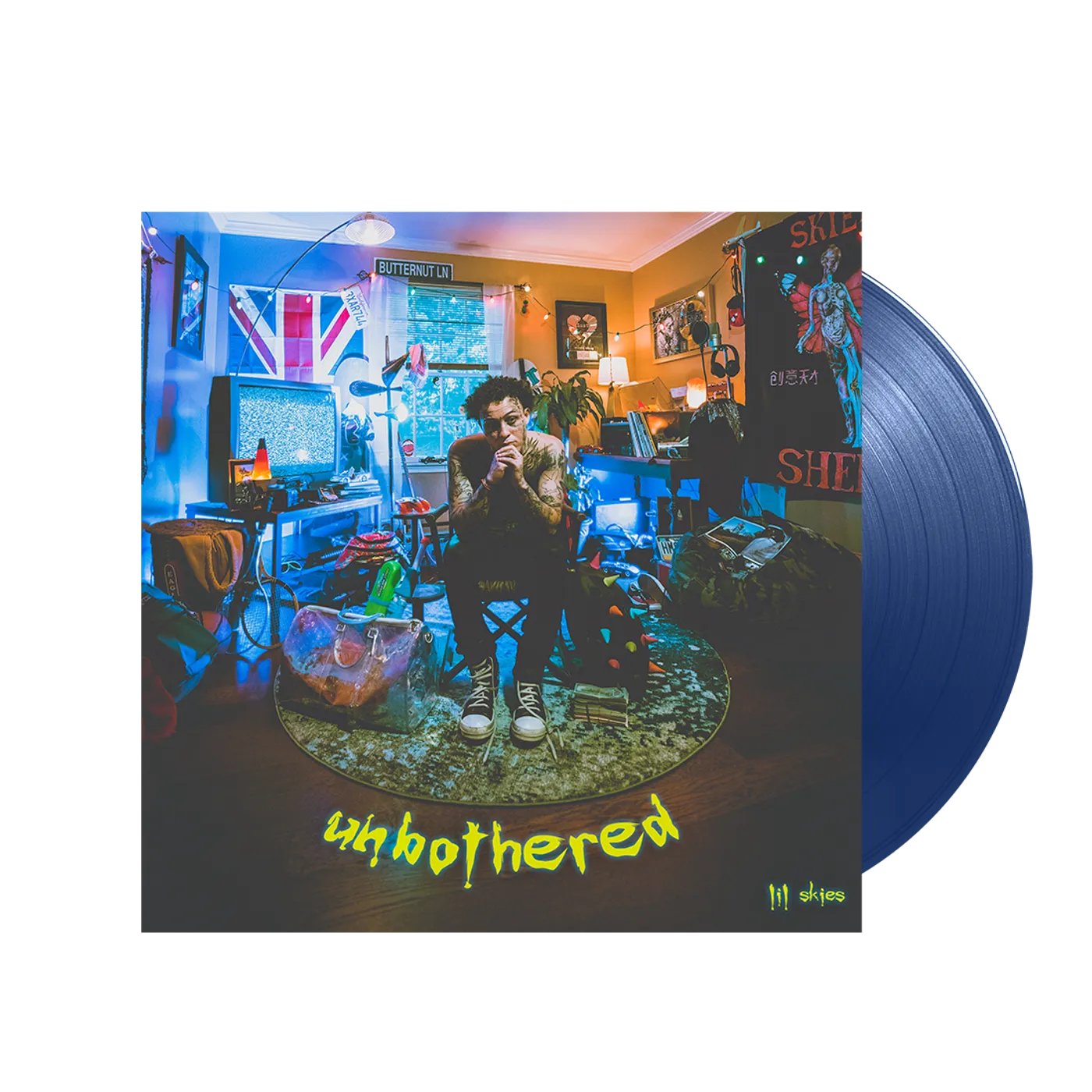 Lil Skies unbothered (Cobalt Blue Vinyl)