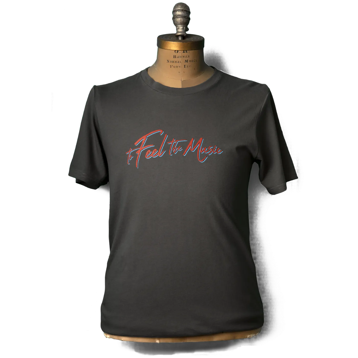 Neil Young  Soft Organic To Feel The Music Men's Gray T-Shirt