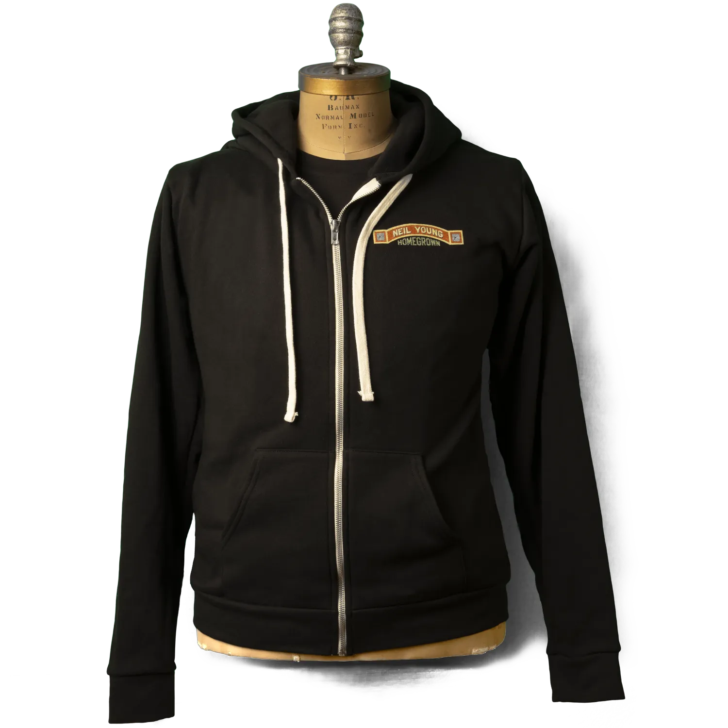 Soft Organic Homegrown Black Zip Up Hoodie