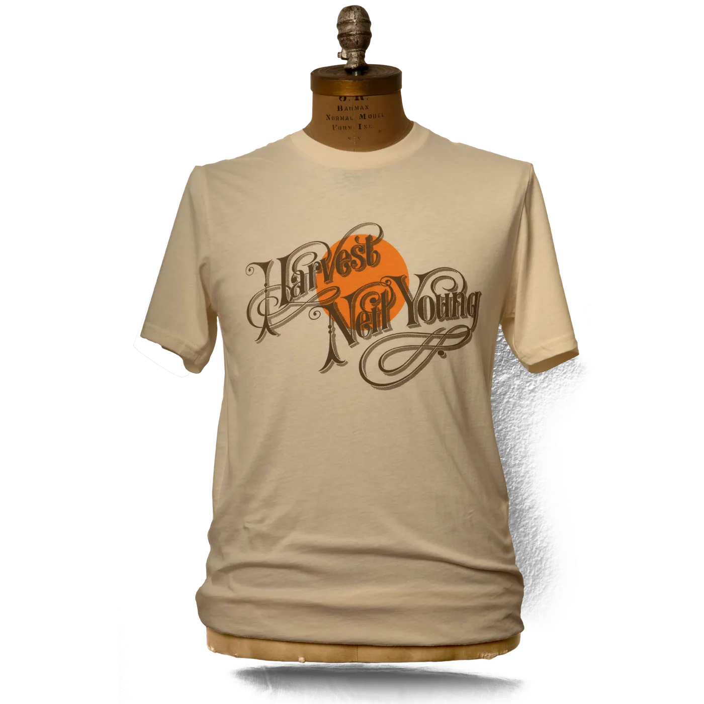 Neil Young  Soft Organic Harvest Men's Tan T-Shirt