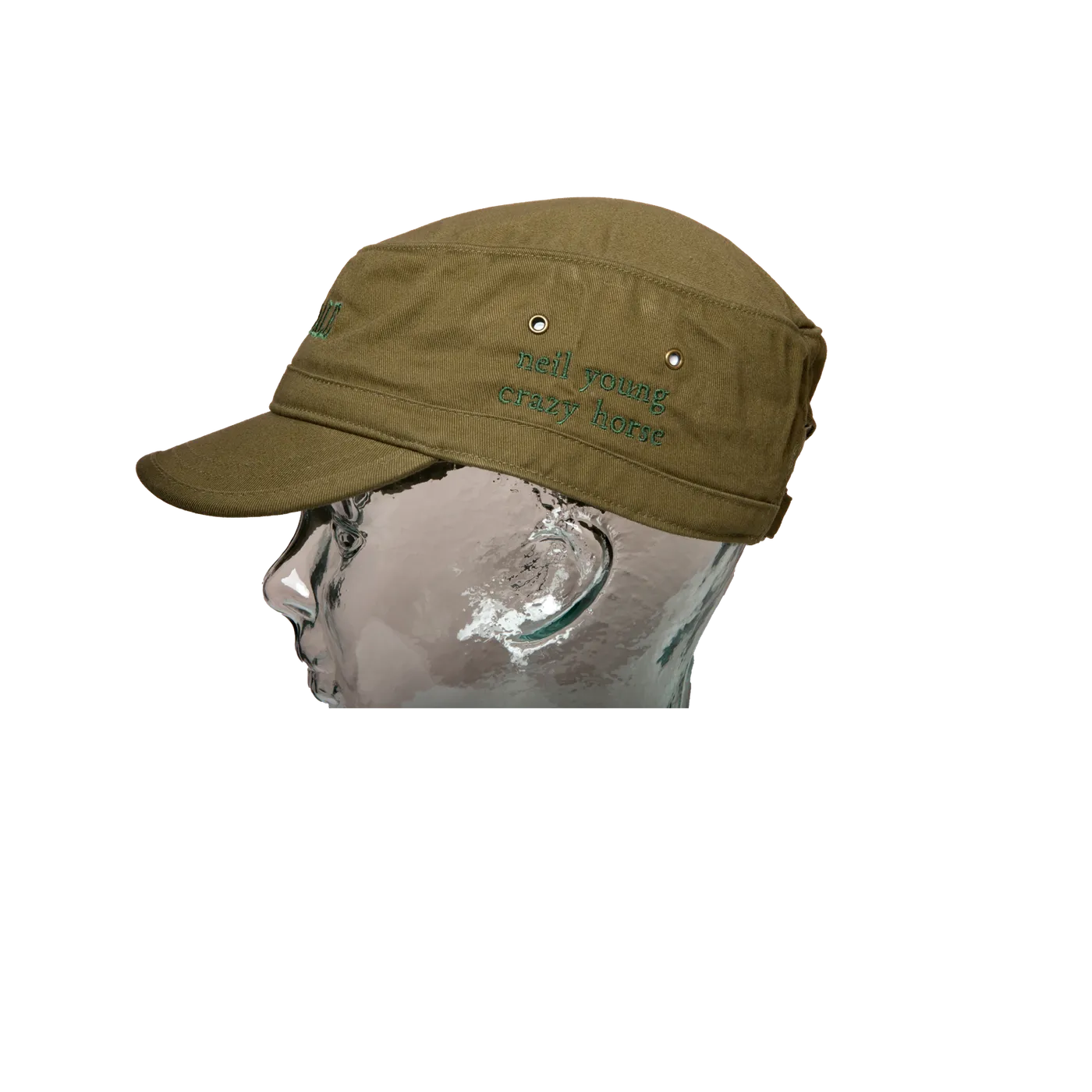 Neil Young  Greendale Painters Cap Green