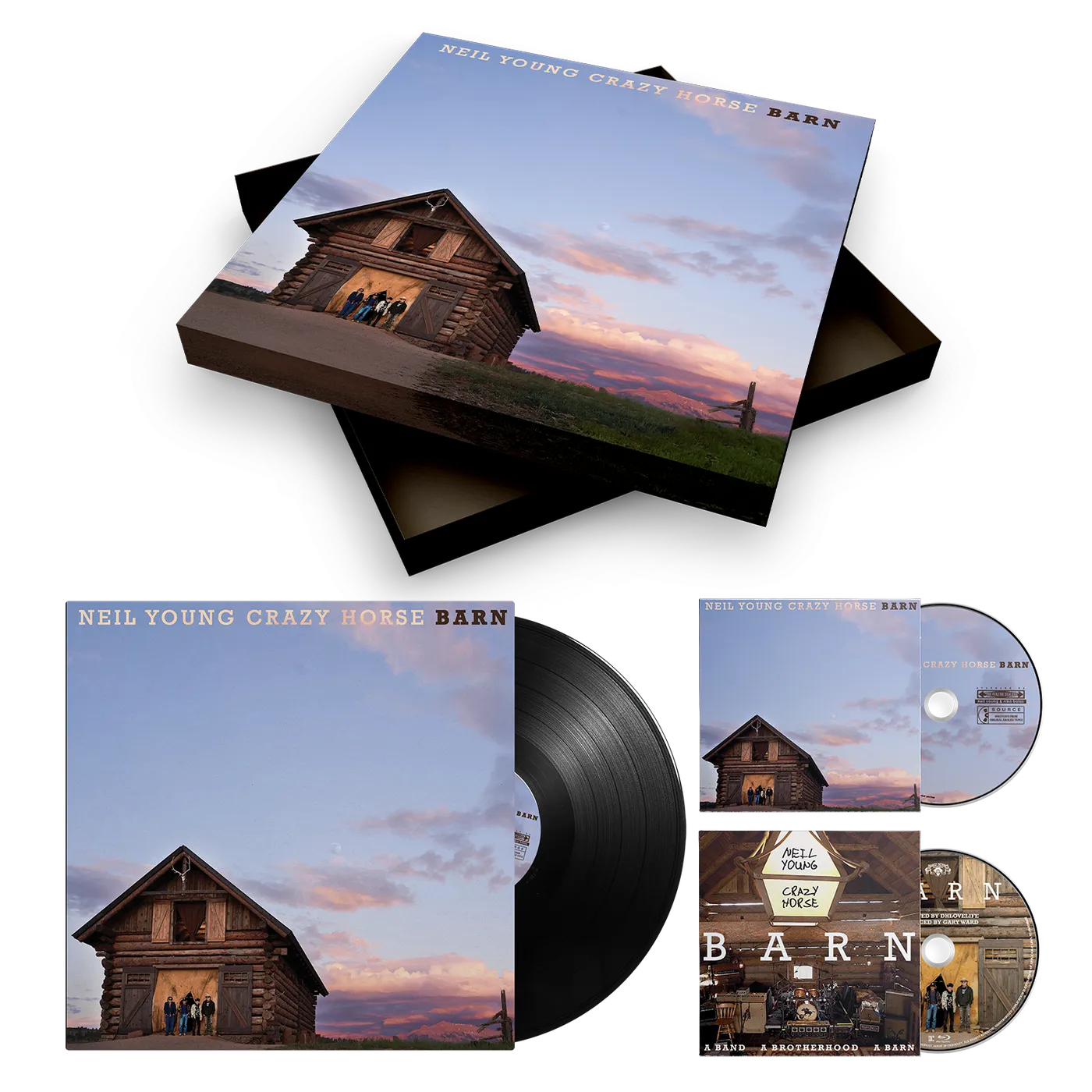 Neil Young  Barn Deluxe Box Set (LP, CD, BluRay)