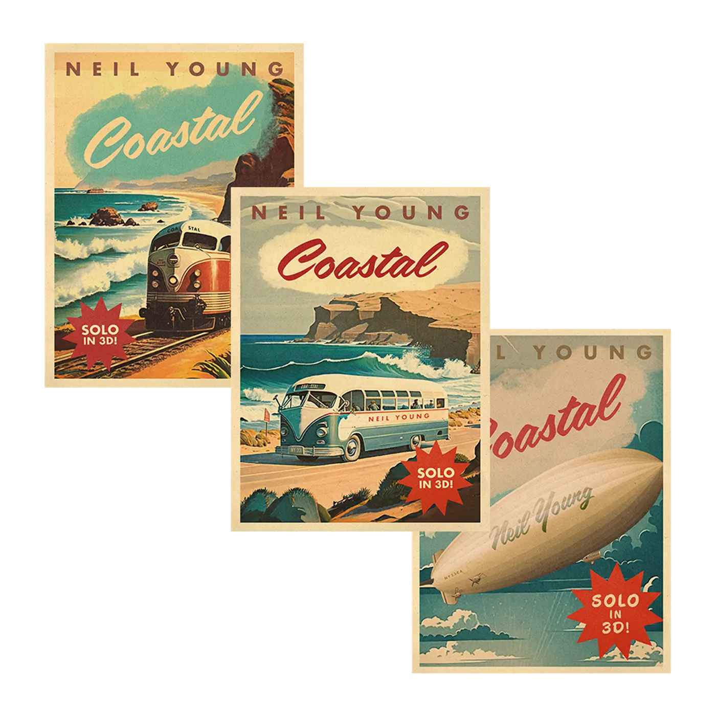 Neil Young  Coastal Poster Set