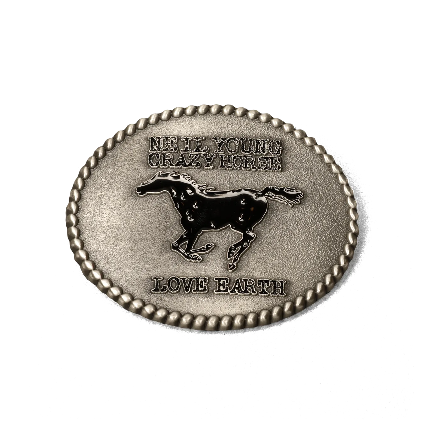 Neil Young  Love Earth Belt Buckle