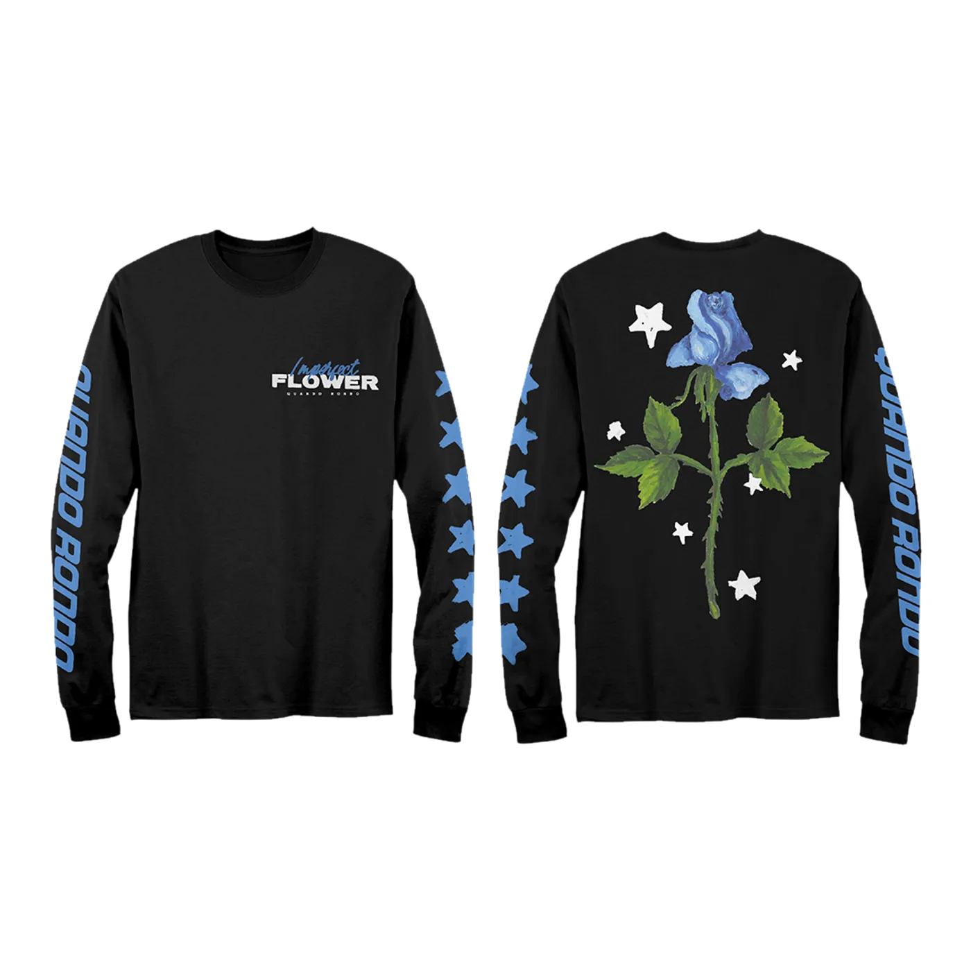 Quando Rondo Imperfect Flower Paint Long Sleeve