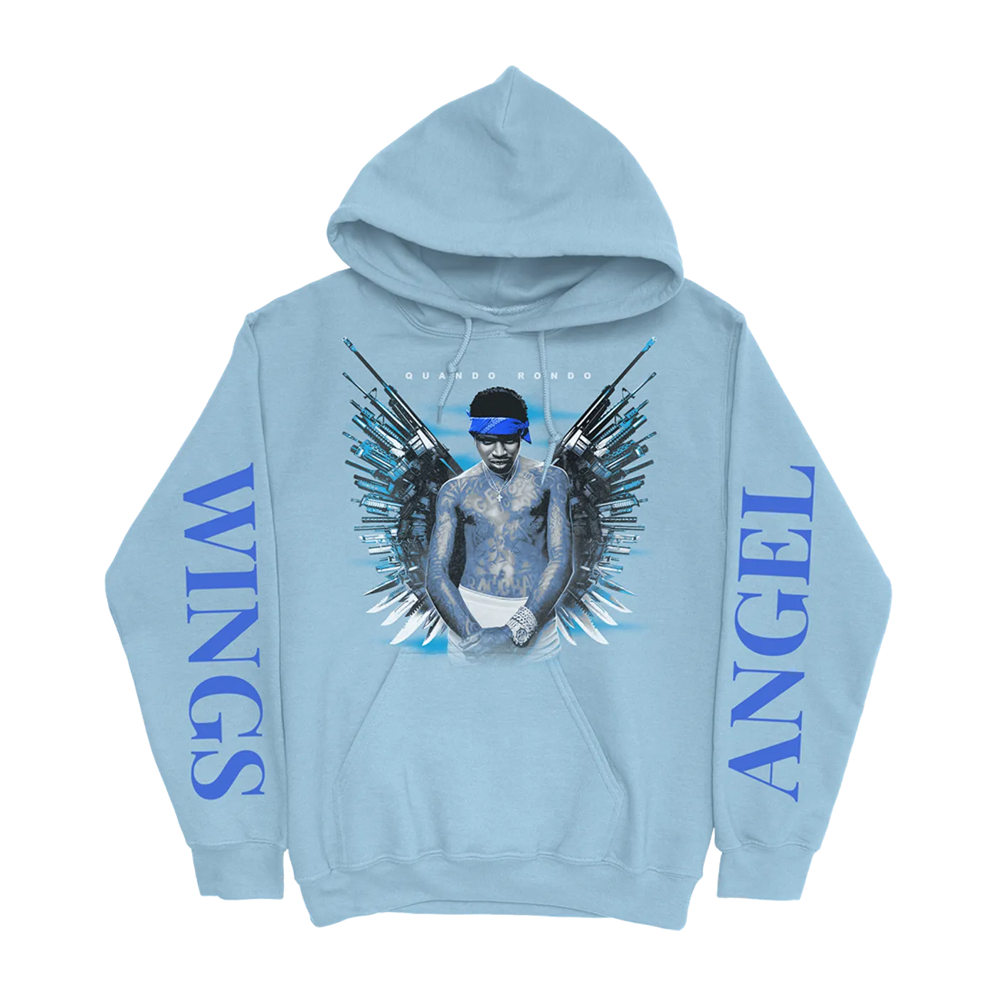 Quando Rondo Angel Wings Pullover Hoodie