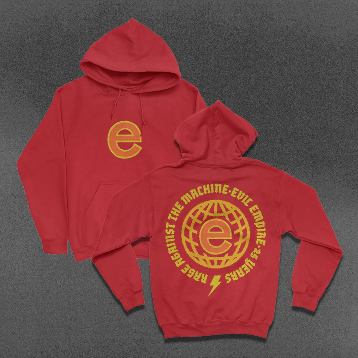 Rage Against The Machine Evil Empire Globe Hoodie