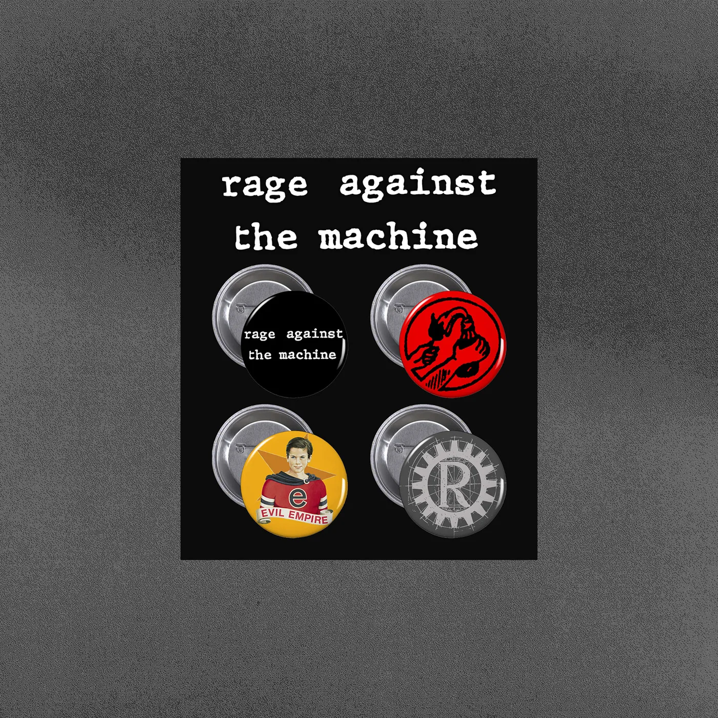 Rage Against The Machine Legacy Button Pack