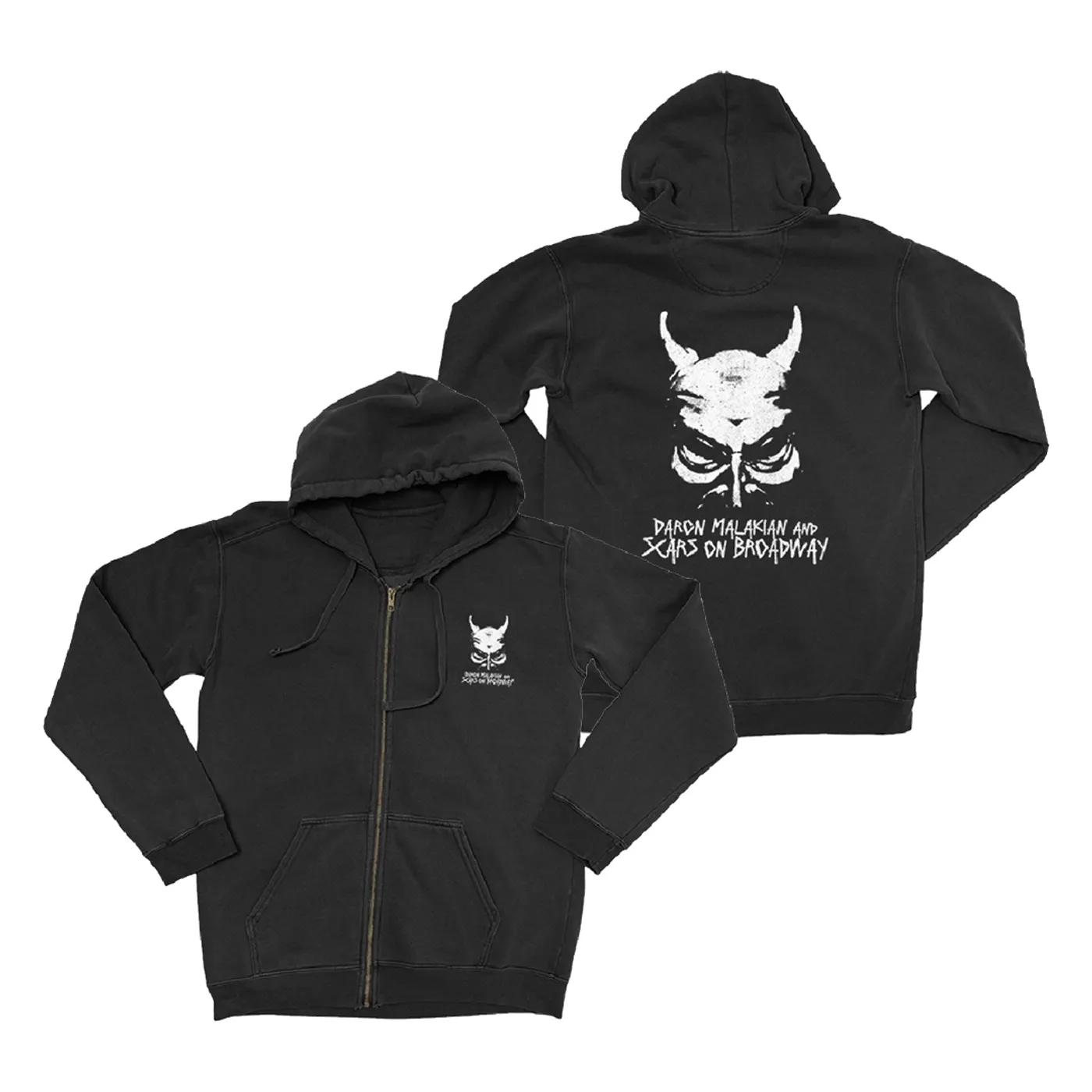 Scars On Broadway Demons Zip Up Hoodie