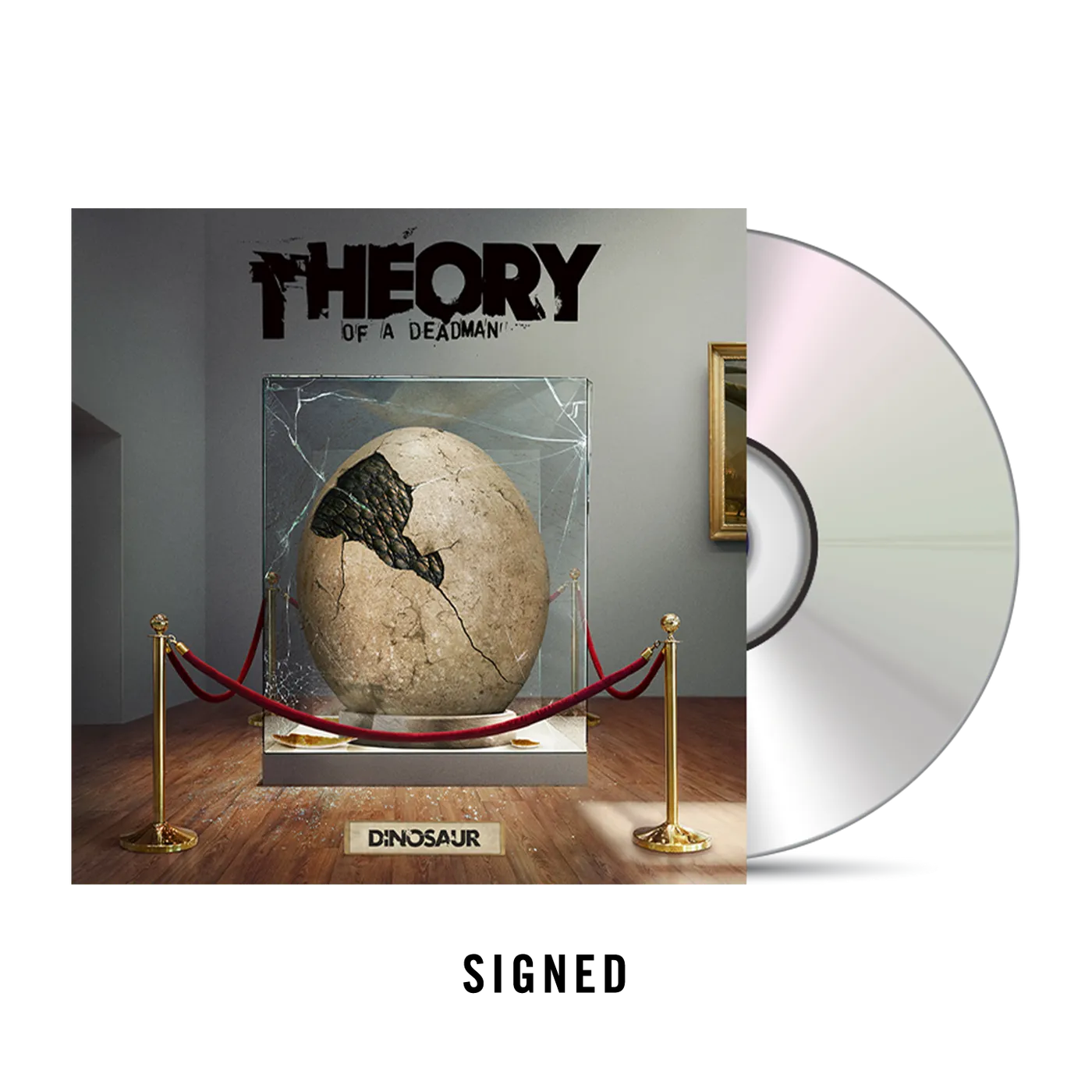 Theory of a Deadman Signed Dinosaur CD
