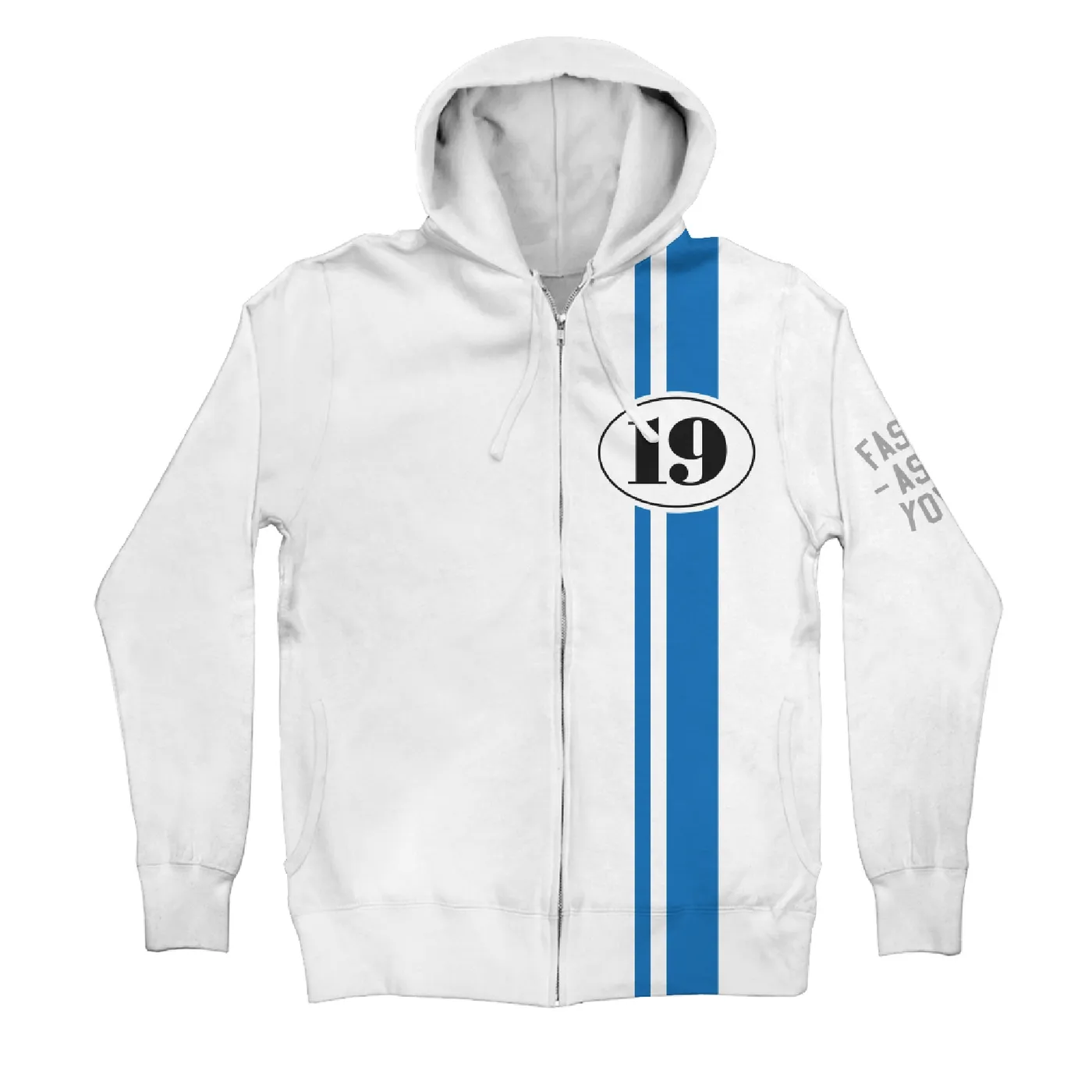 Dwight Yoakam Fast As You White Zip Hoodie