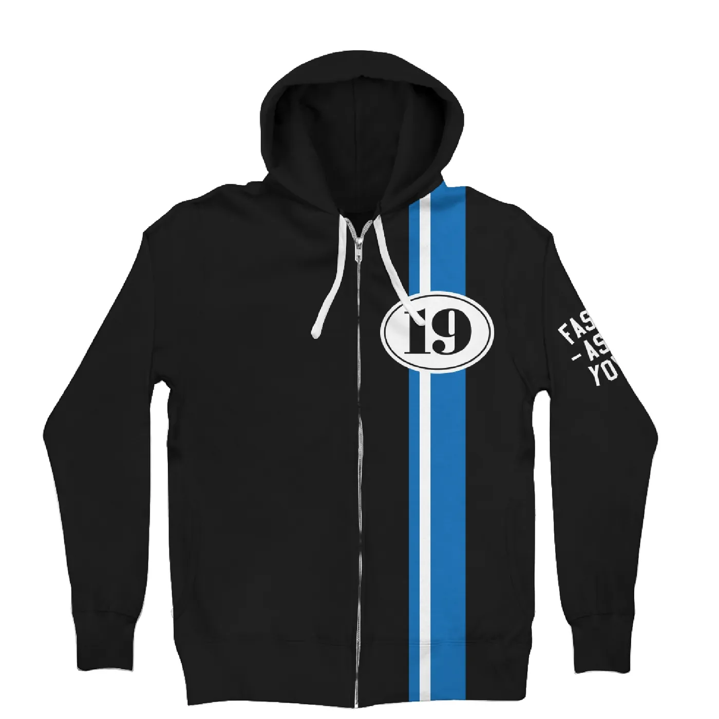 Dwight Yoakam Fast As You Black Zip Hoodie