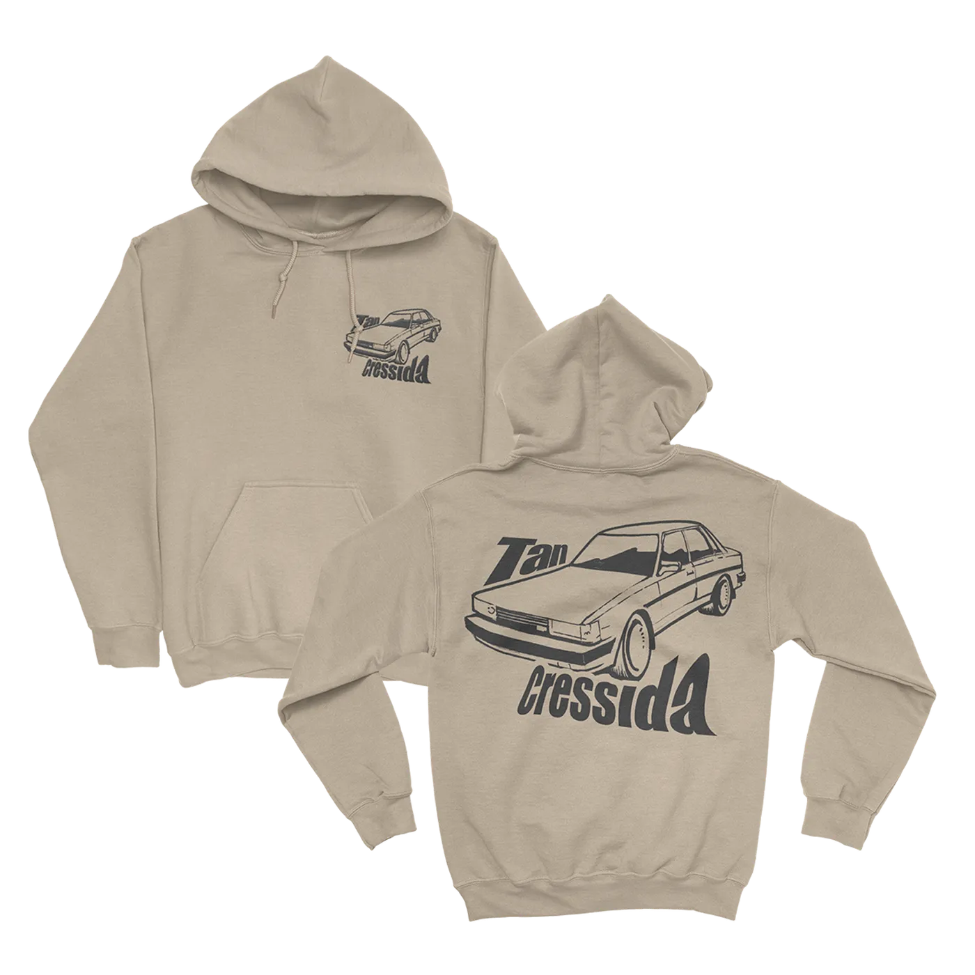 Earl Sweatshirt Tan Cressida Label Hoodie