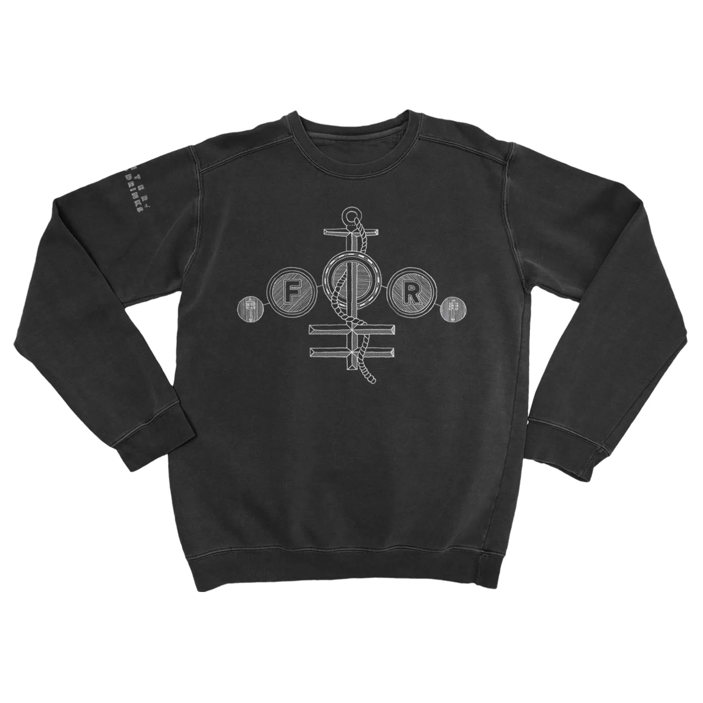 Frightened Rabbit Winter of Mixed Drinks Anniversary Sweatshirt Black