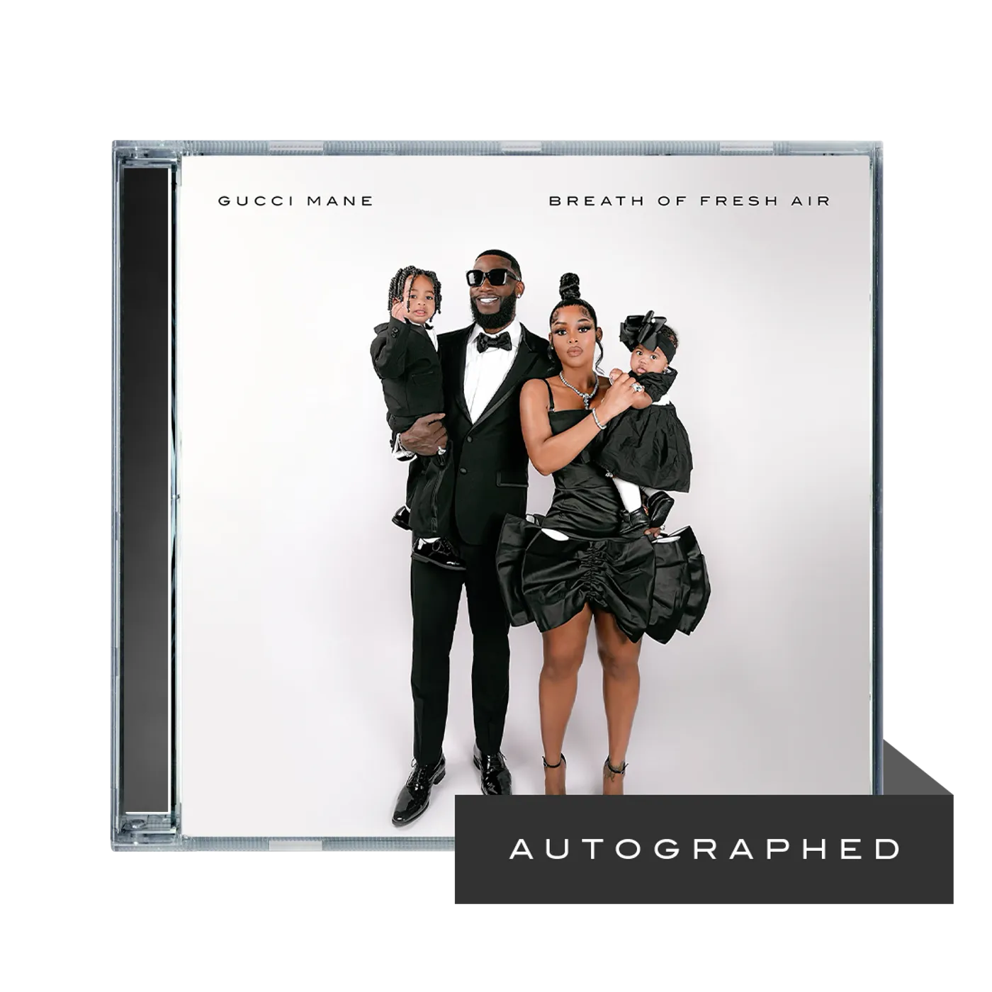 Gucci Mane Breath of Fresh Air Signed Art card CD