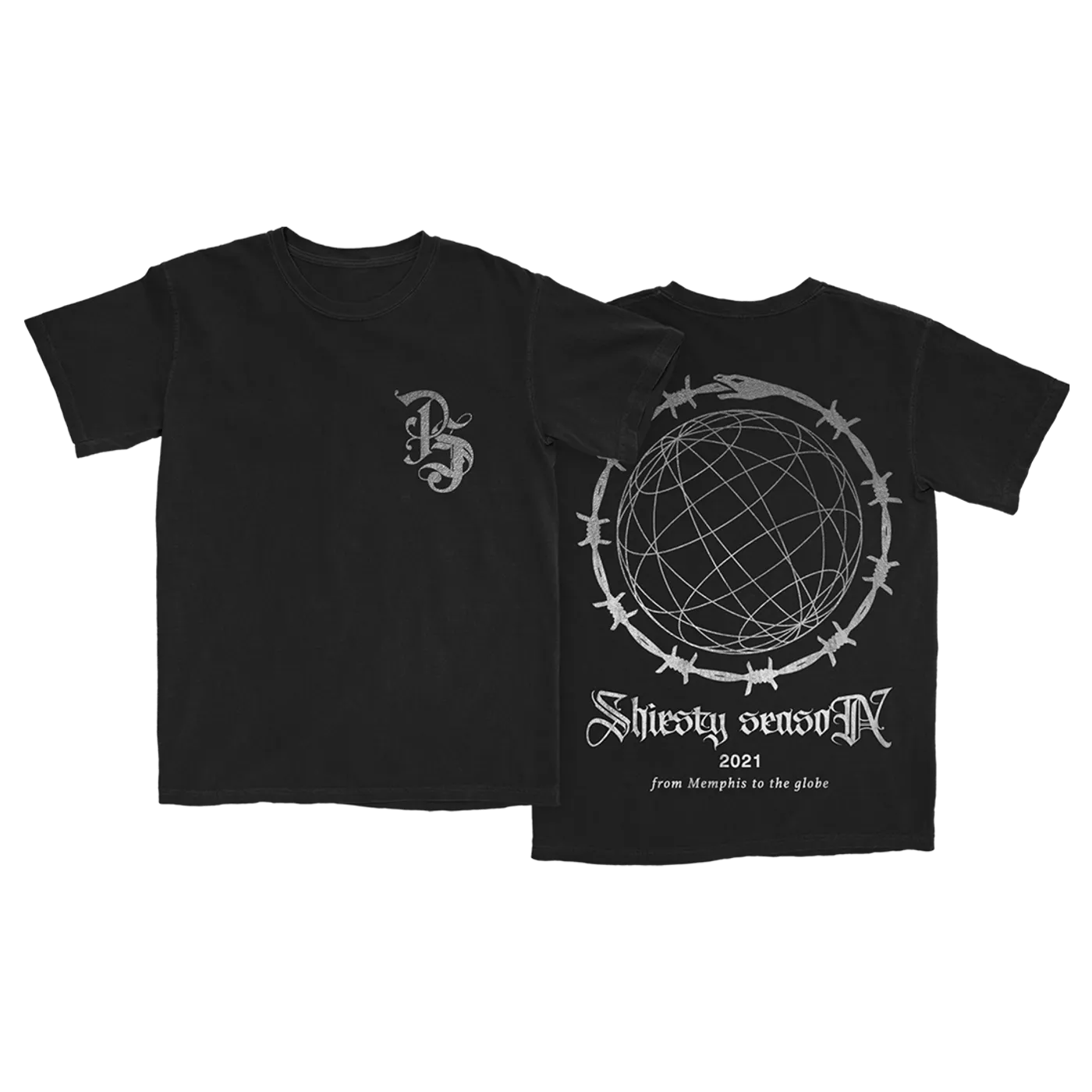 Pooh Shiesty Shiesty Globe T-Shirt