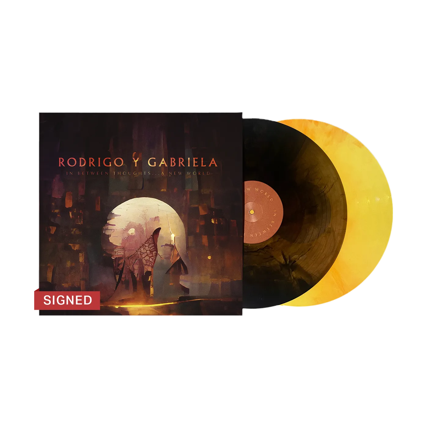 Rodrigo y Gabriela SIGNED - In Between Thoughts...A New World D2C Exclusive Custom Color 2LP
