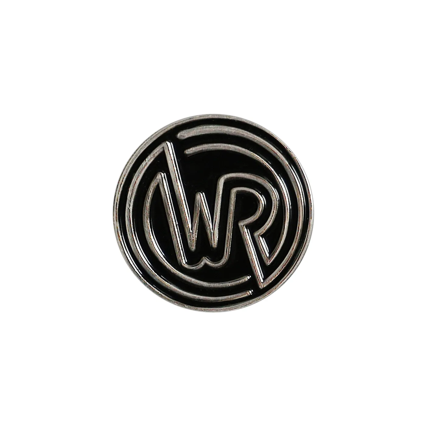 White Reaper Circle Logo Enamel Pin