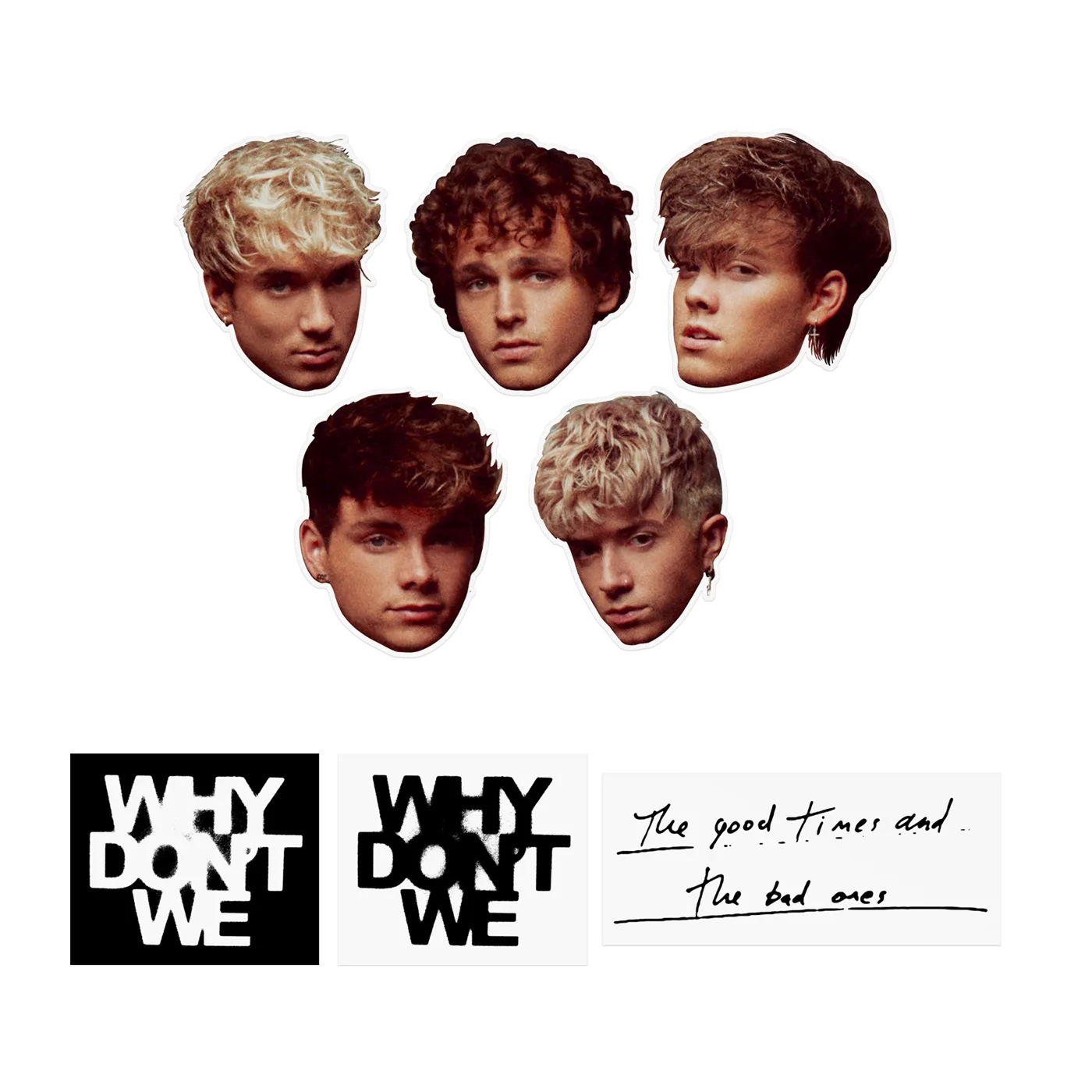 Why Don't We Faces Sticker Pack