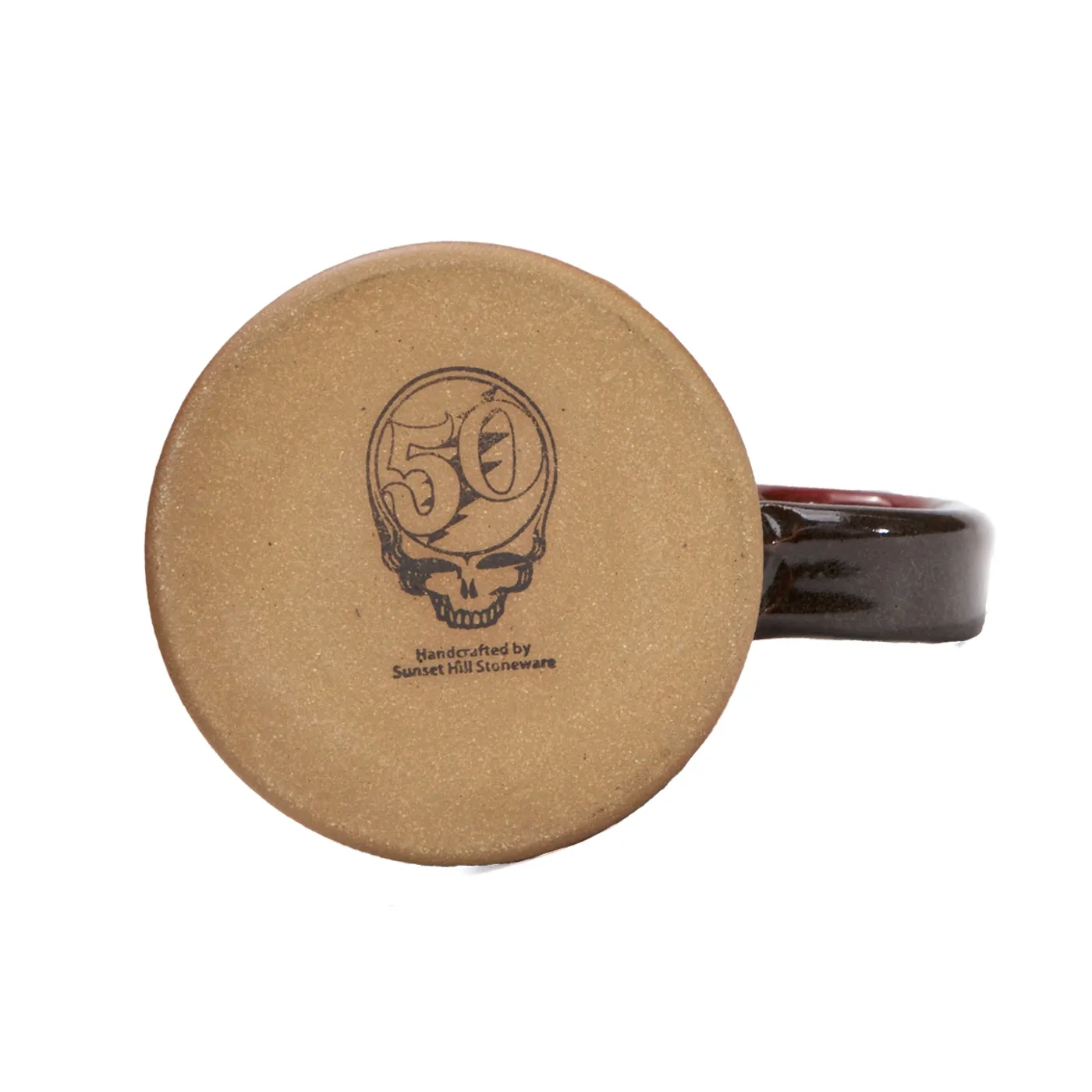 Grateful Dead American Beauty Sunset Barrel Pottery Mug