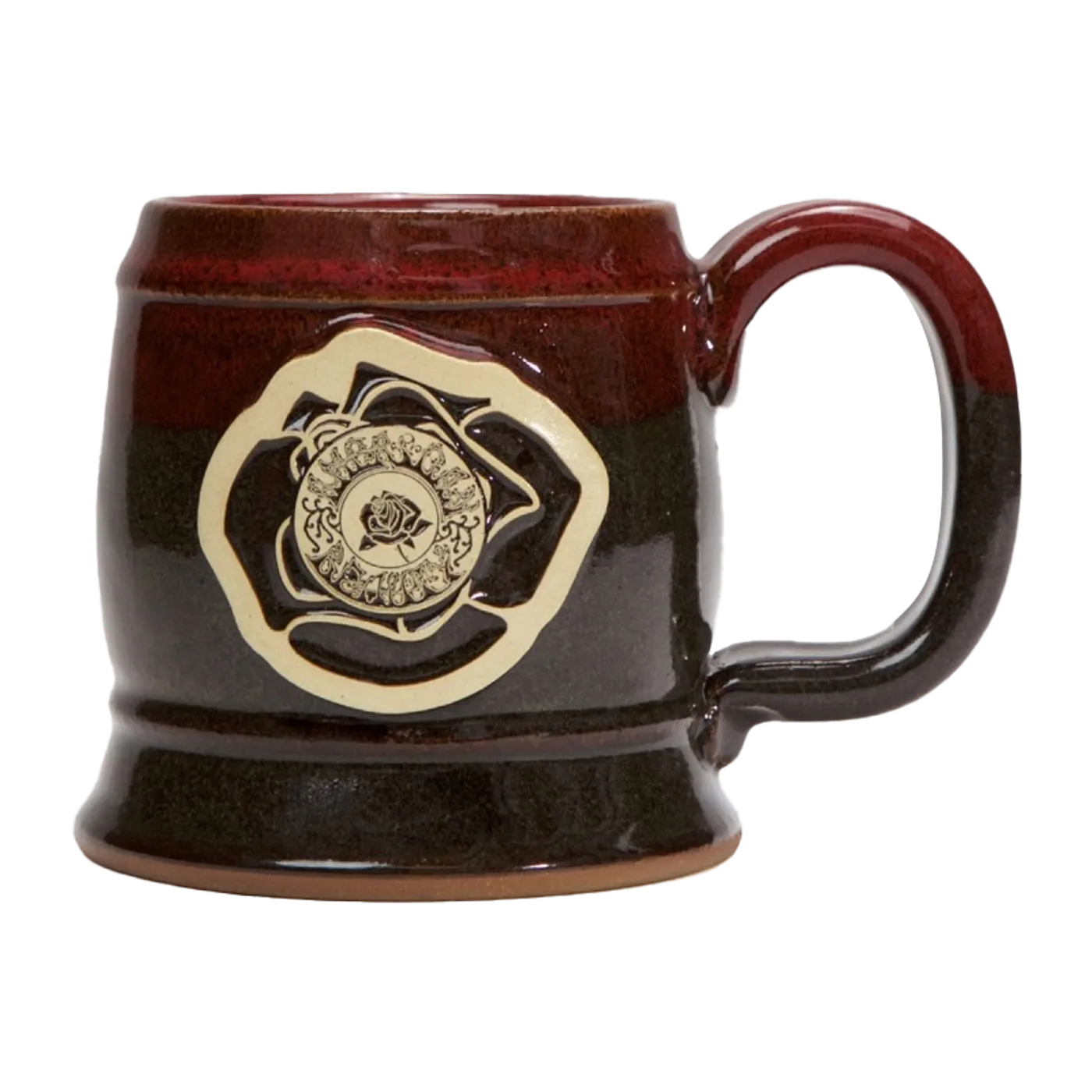 Grateful Dead American Beauty Sunset Barrel Pottery Mug