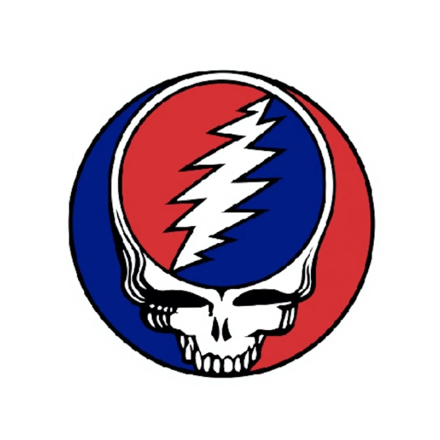 Grateful Dead SYF Round Sticker 3""