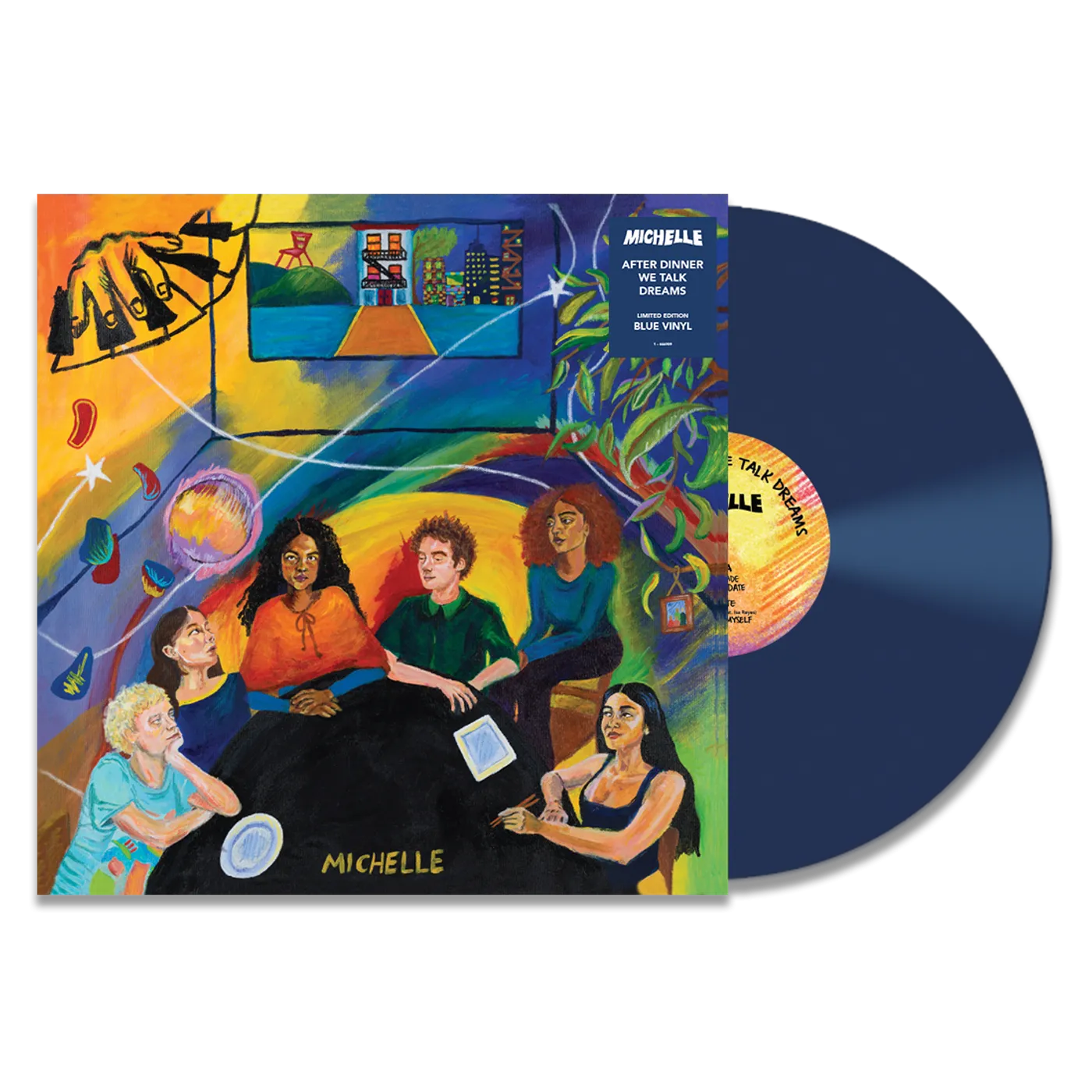 MICHELLE AFTER DINNER, WE TALK DREAMS Limited Edition Blue Vinyl