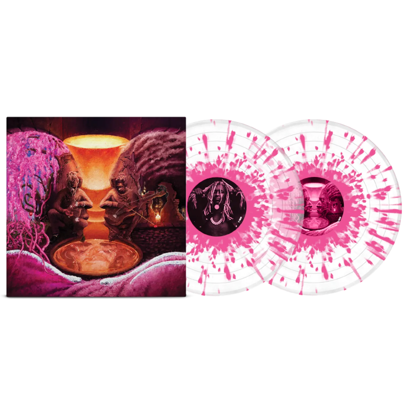 Young Thug PUNK Vinyl - Clear with Pink Splatter
