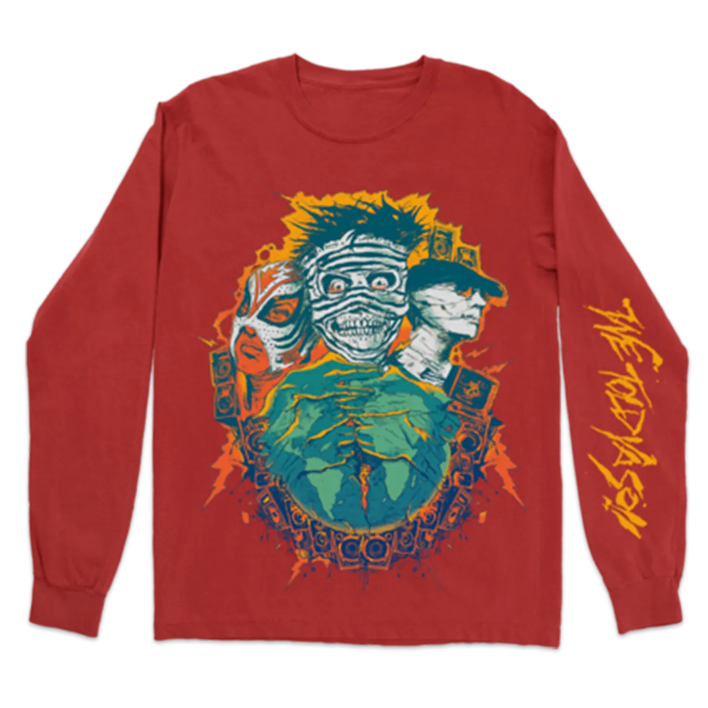 The Network Money Money 2020 Long Sleeve Red T-Shirt