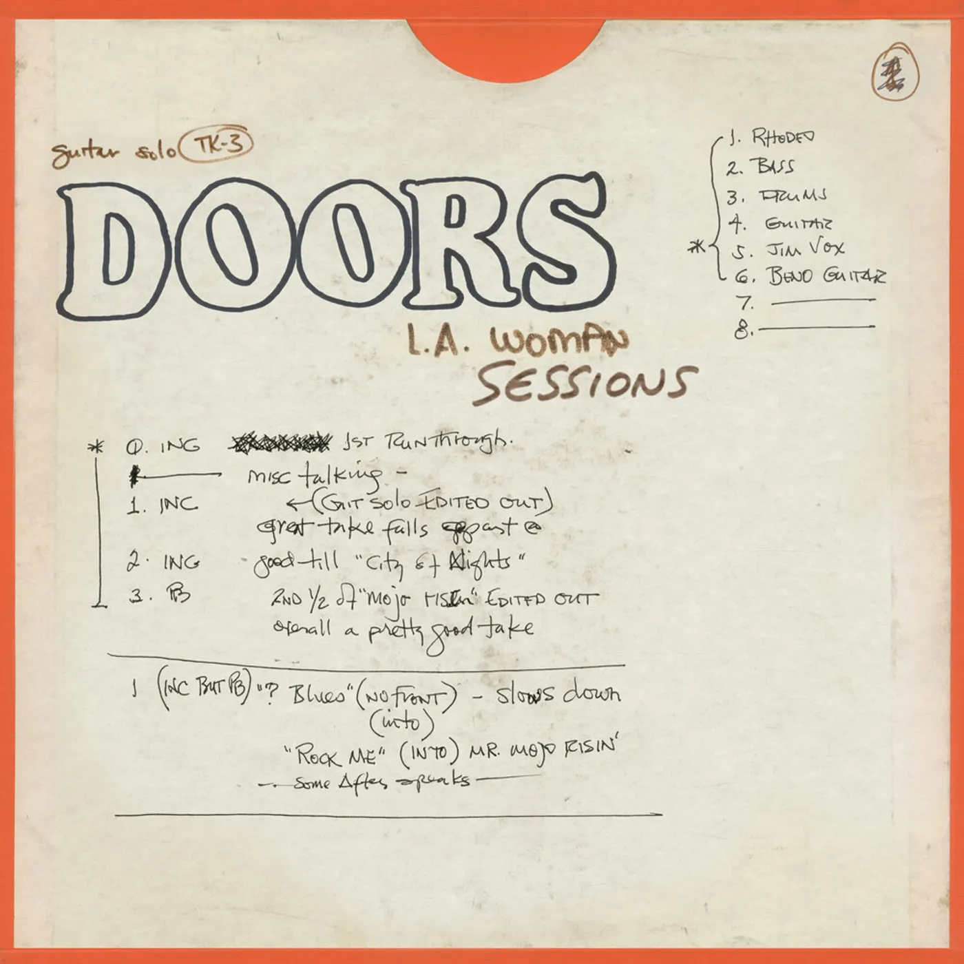 The Doors L.A. Woman Sessions (4LP)