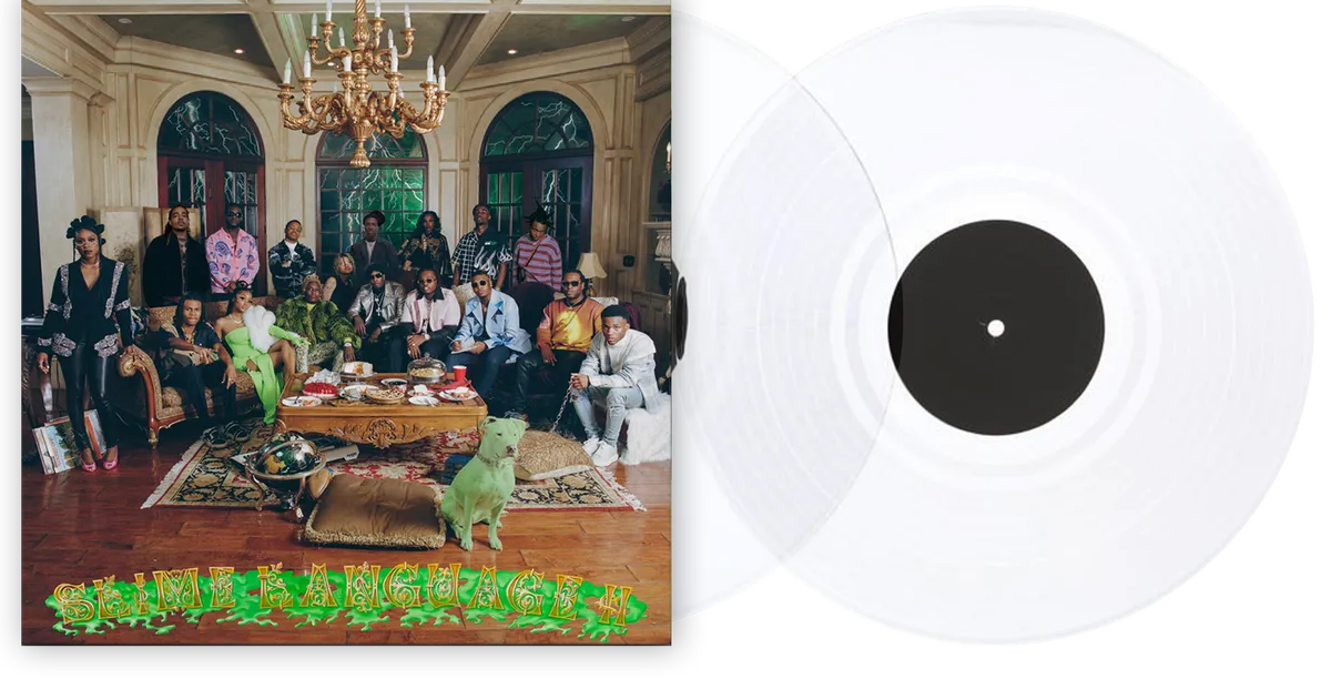 Young Stoner Life Records Slime Language 2 Clear Vinyl 2LP