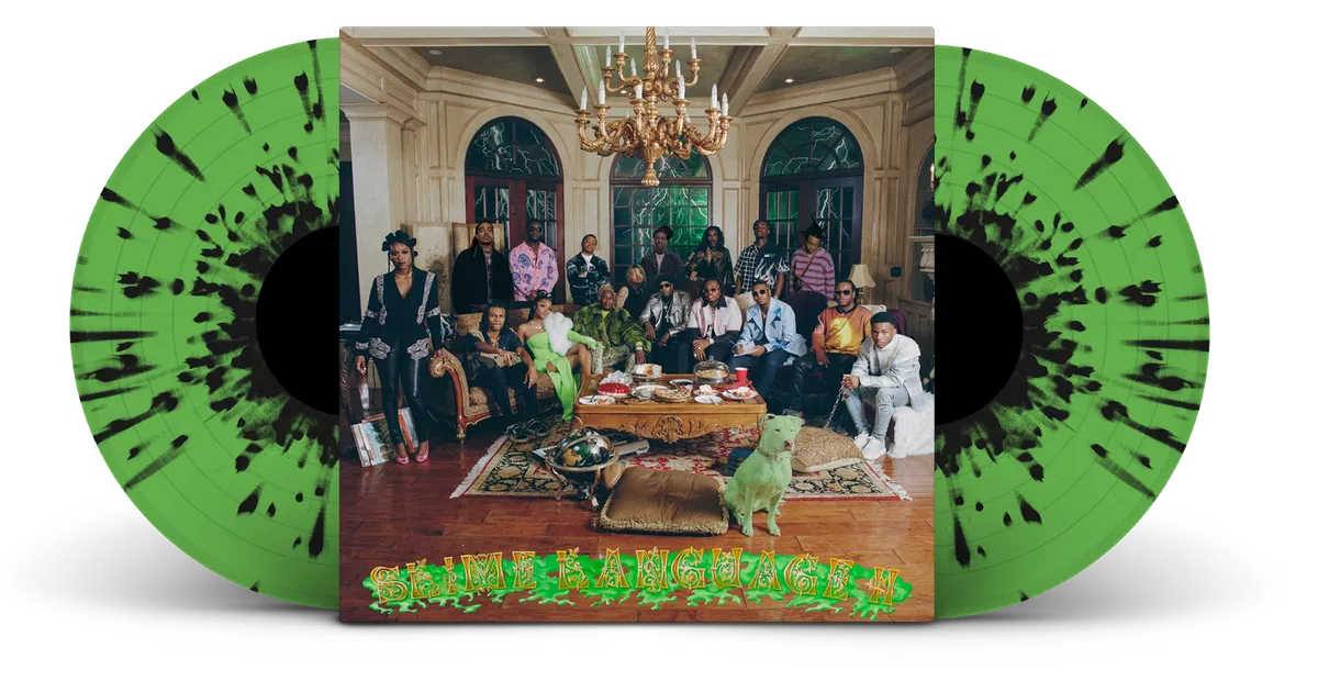 Young Stoner Life Records Slime Language 2 Green Splatter