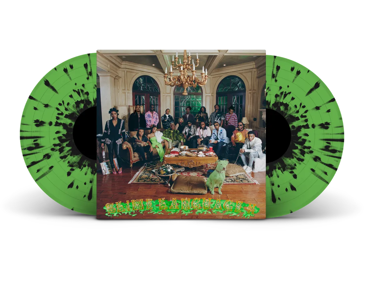 Young Stoner Life Records Slime Language 2 Green Splatter