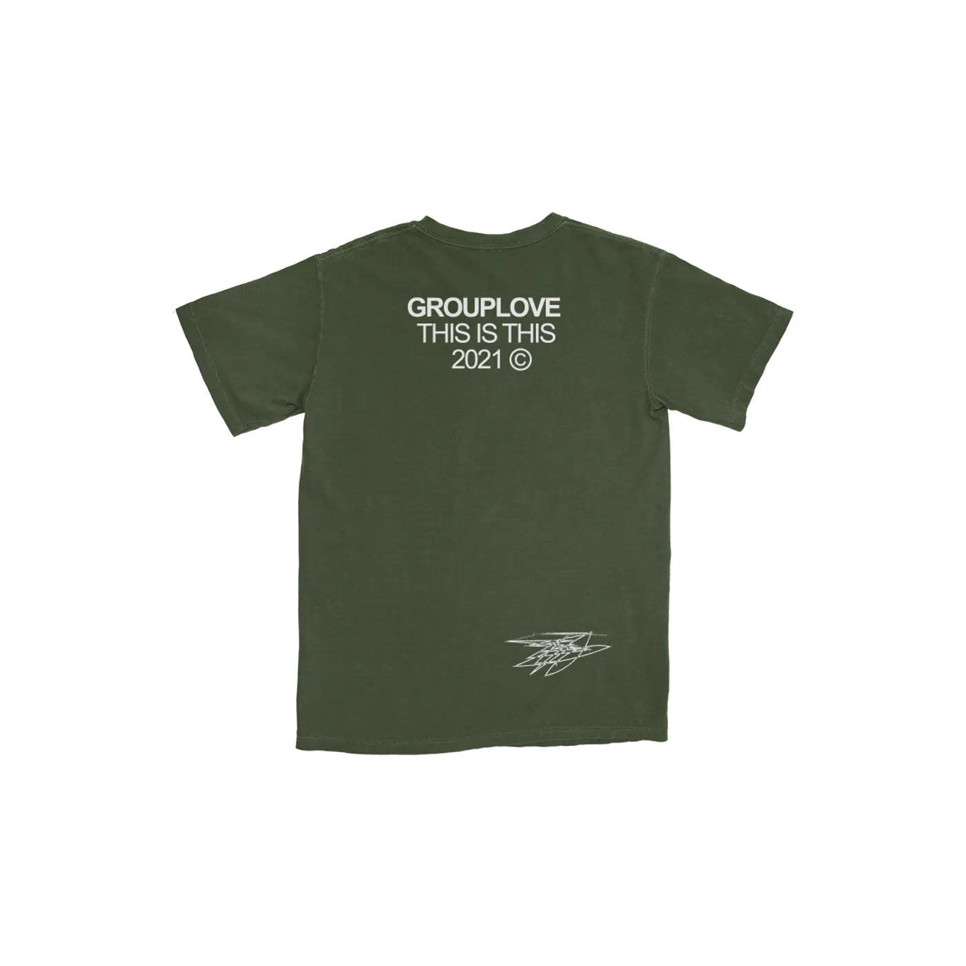 GROUPLOVE This Is This T-Shirt (Olive) (Small and XL Only)