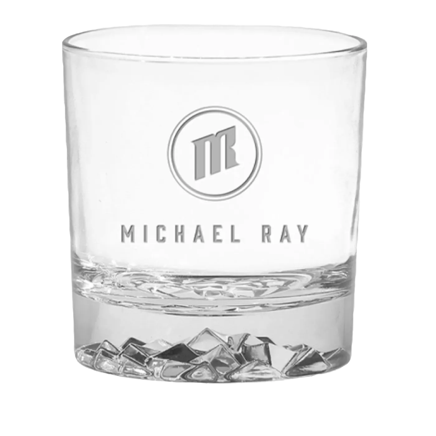 Michael Ray Logo Whiskey Glass