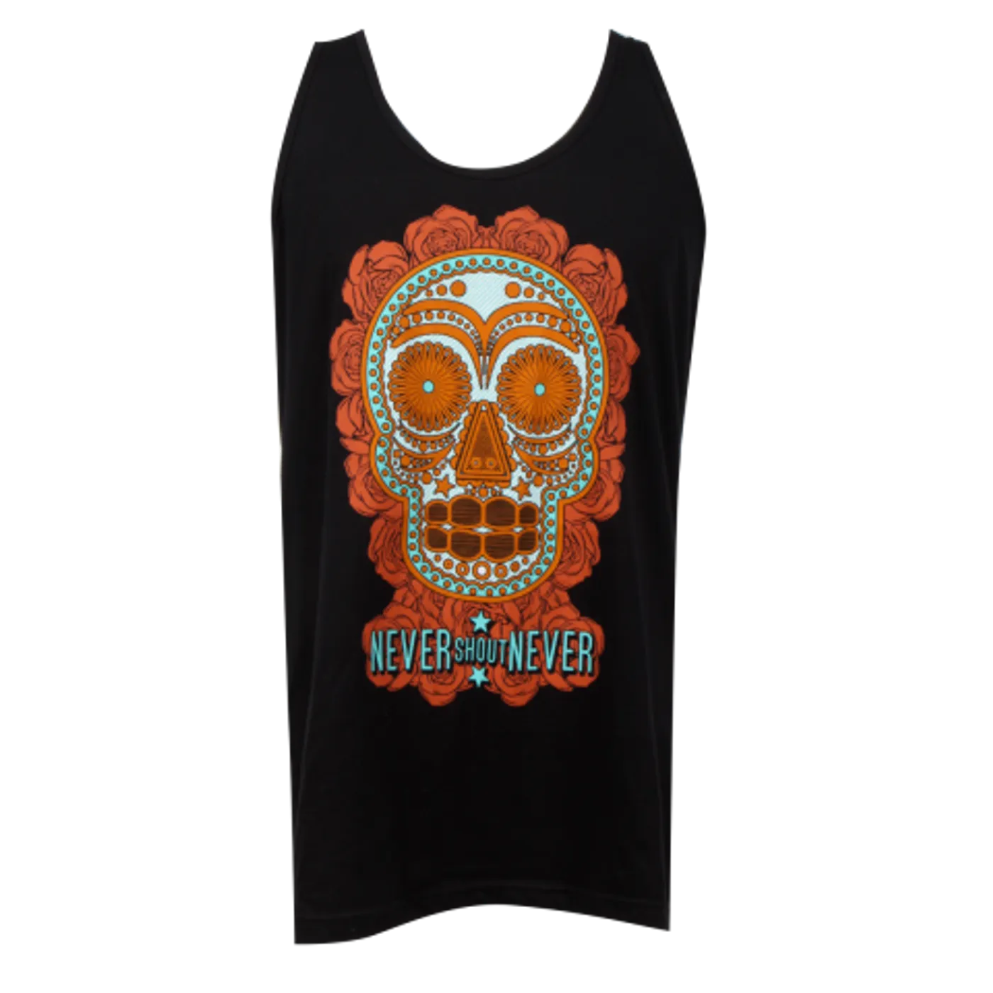 Never Shout Never Mexican Skull Tank