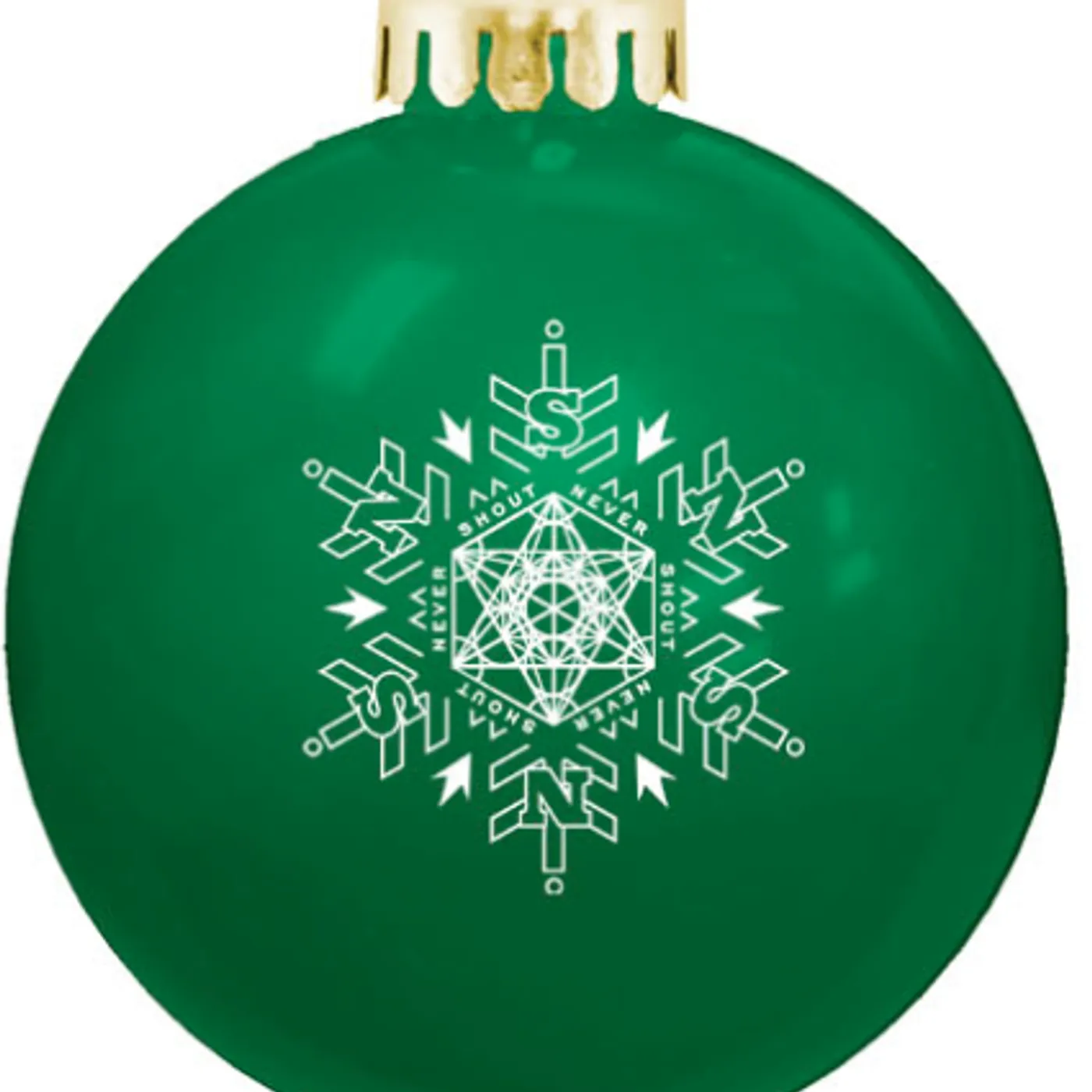 Never Shout Never NSN Green Ornament