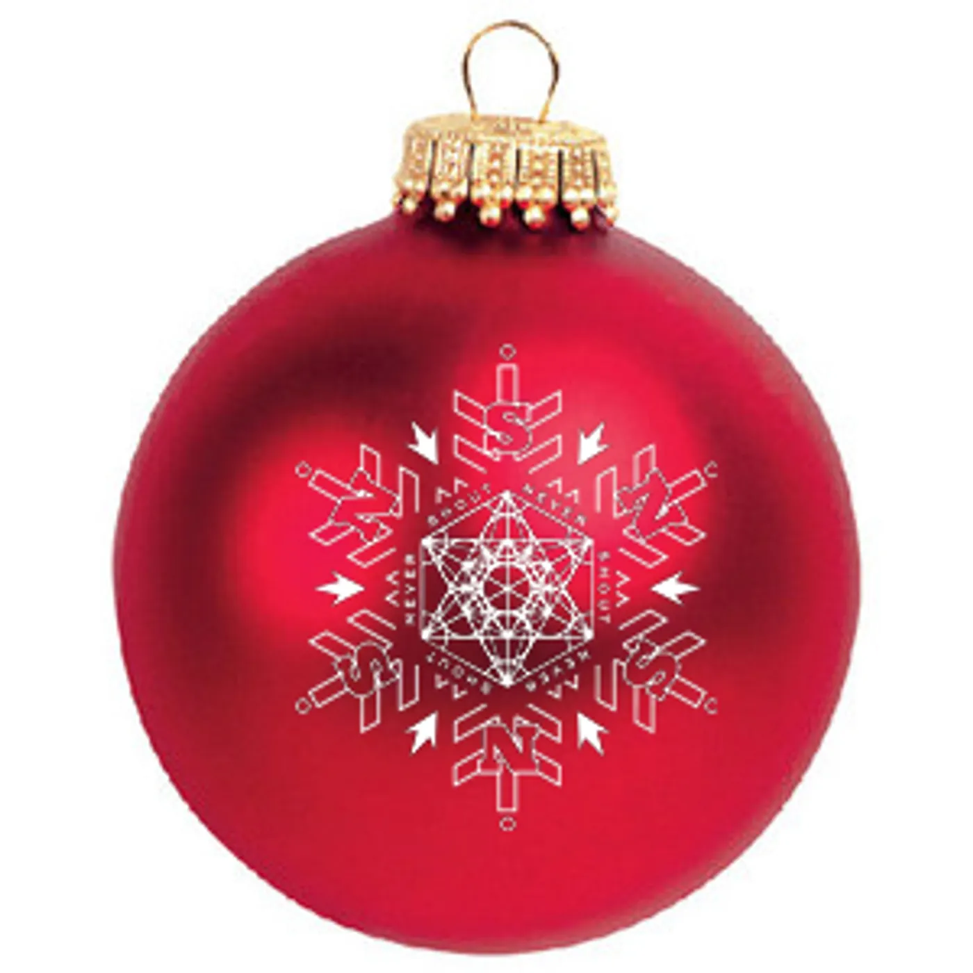 Never Shout Never NSN Red Ornament