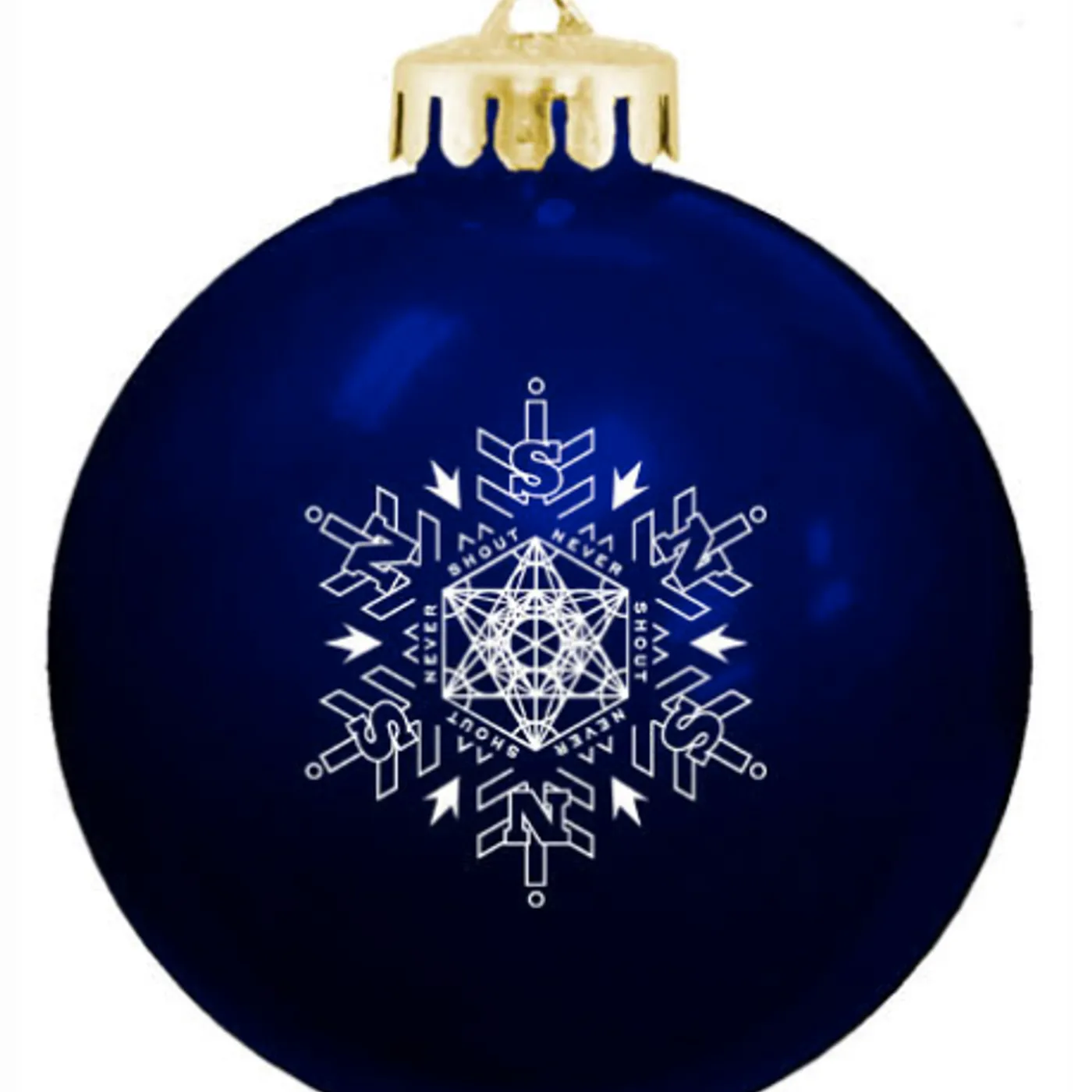 Never Shout Never NSN Blue Ornament
