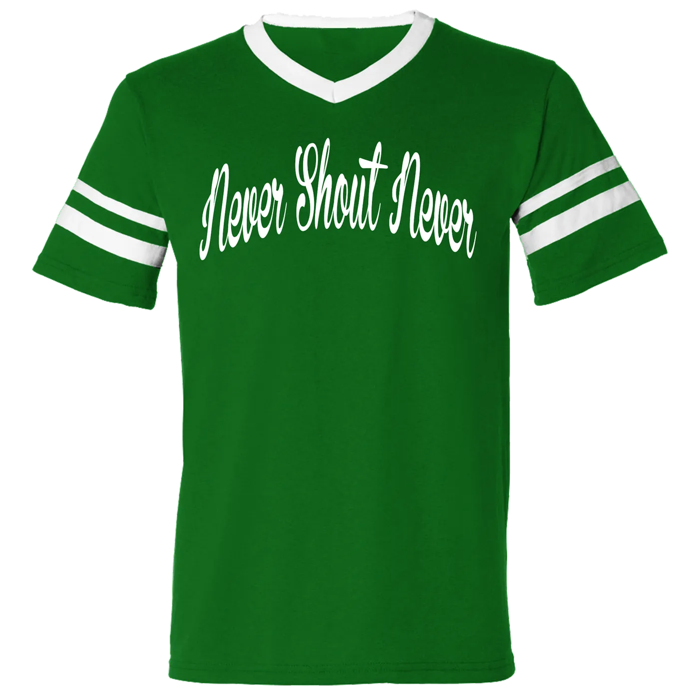 Never Shout Never Football Script T-Shirt